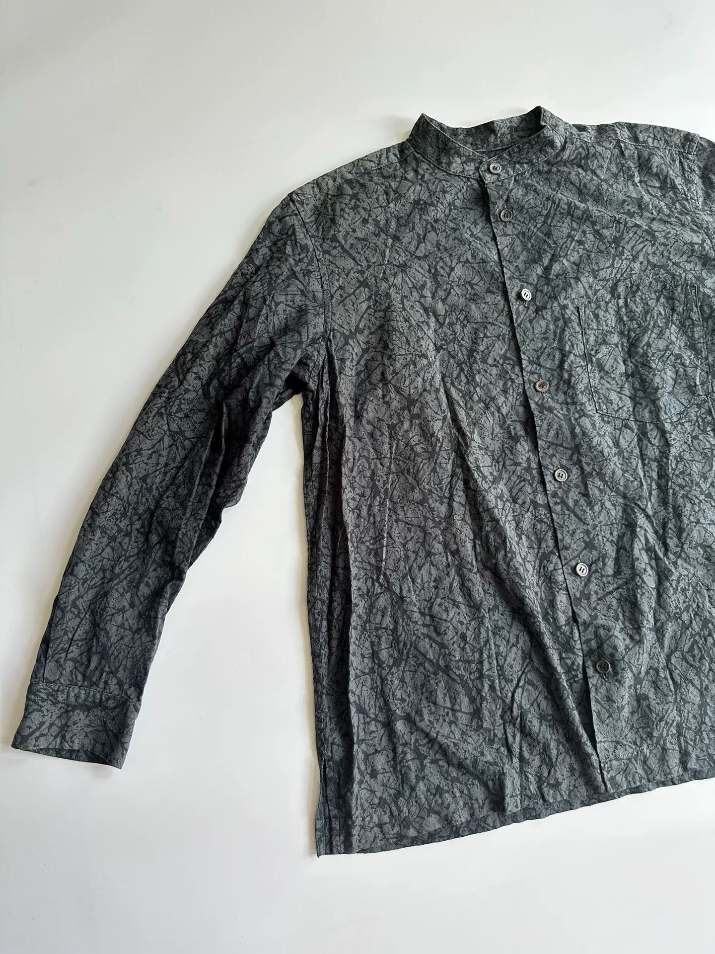Issey Miyake ISSEY MIYAKE MEN Ink Splatter Shirt Size US M / EU 48-50 / 2 - 3 Thumbnail