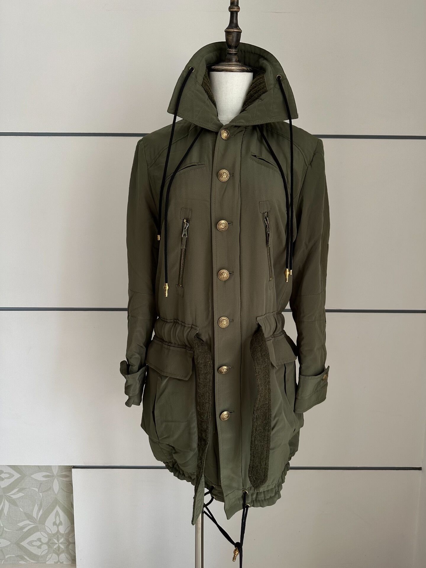 Balenciaga Balenciaga Military Style Coat Size US S / EU 44-46 / 1 - 2 Thumbnail