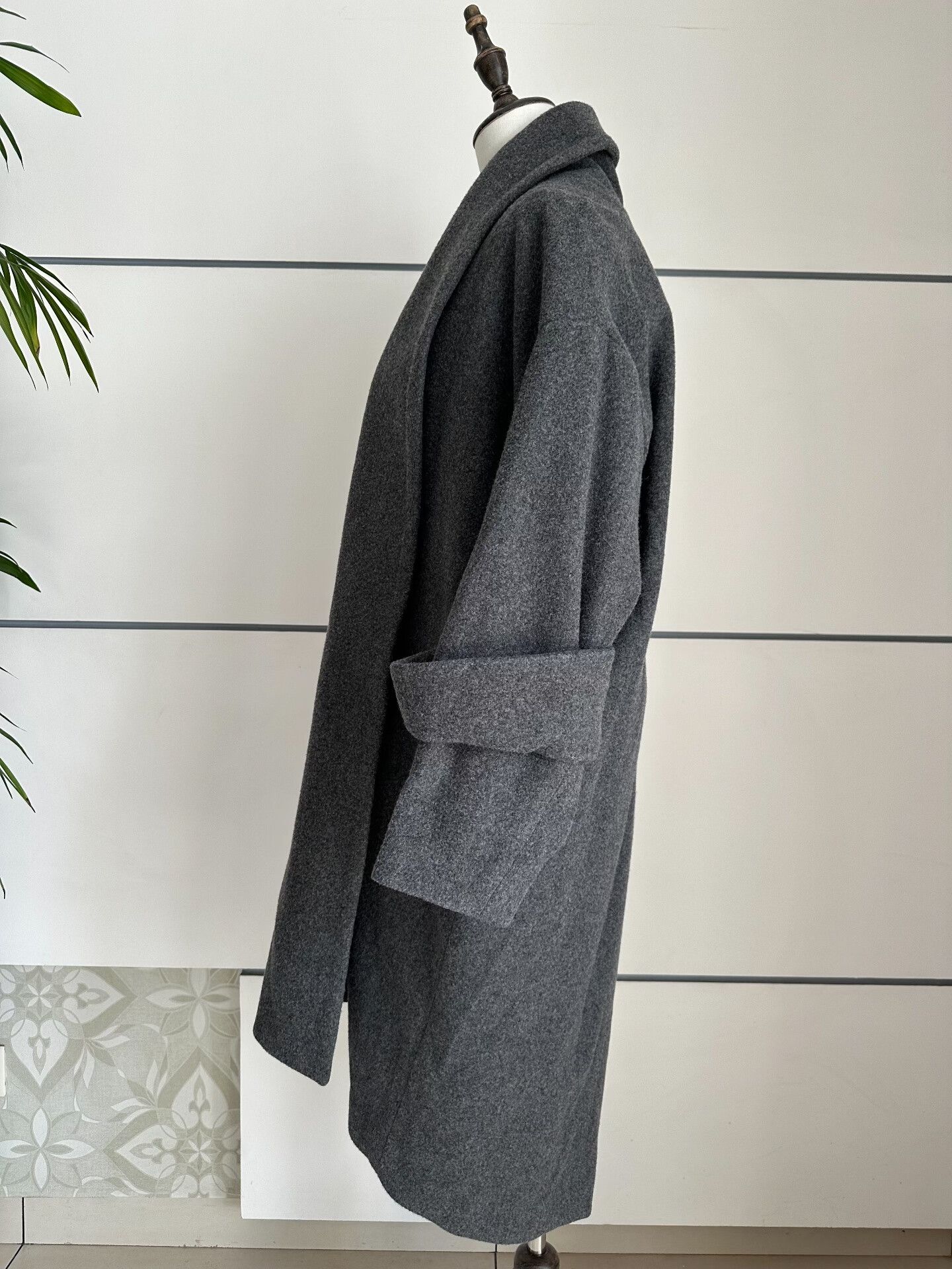 Hussein Chalayan Oversized Wool Coat by Hussein Chalayan Size S / US 4 / IT 40 - 8 Thumbnail