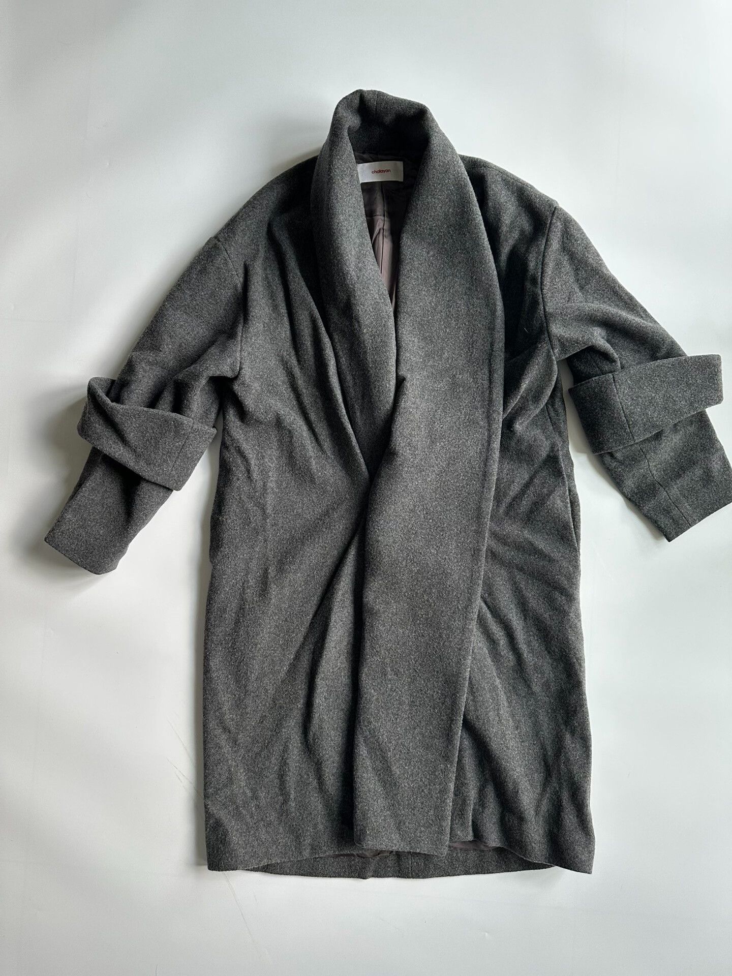 Hussein Chalayan Oversized Wool Coat by Hussein Chalayan Size S / US 4 / IT 40 - 4 Thumbnail