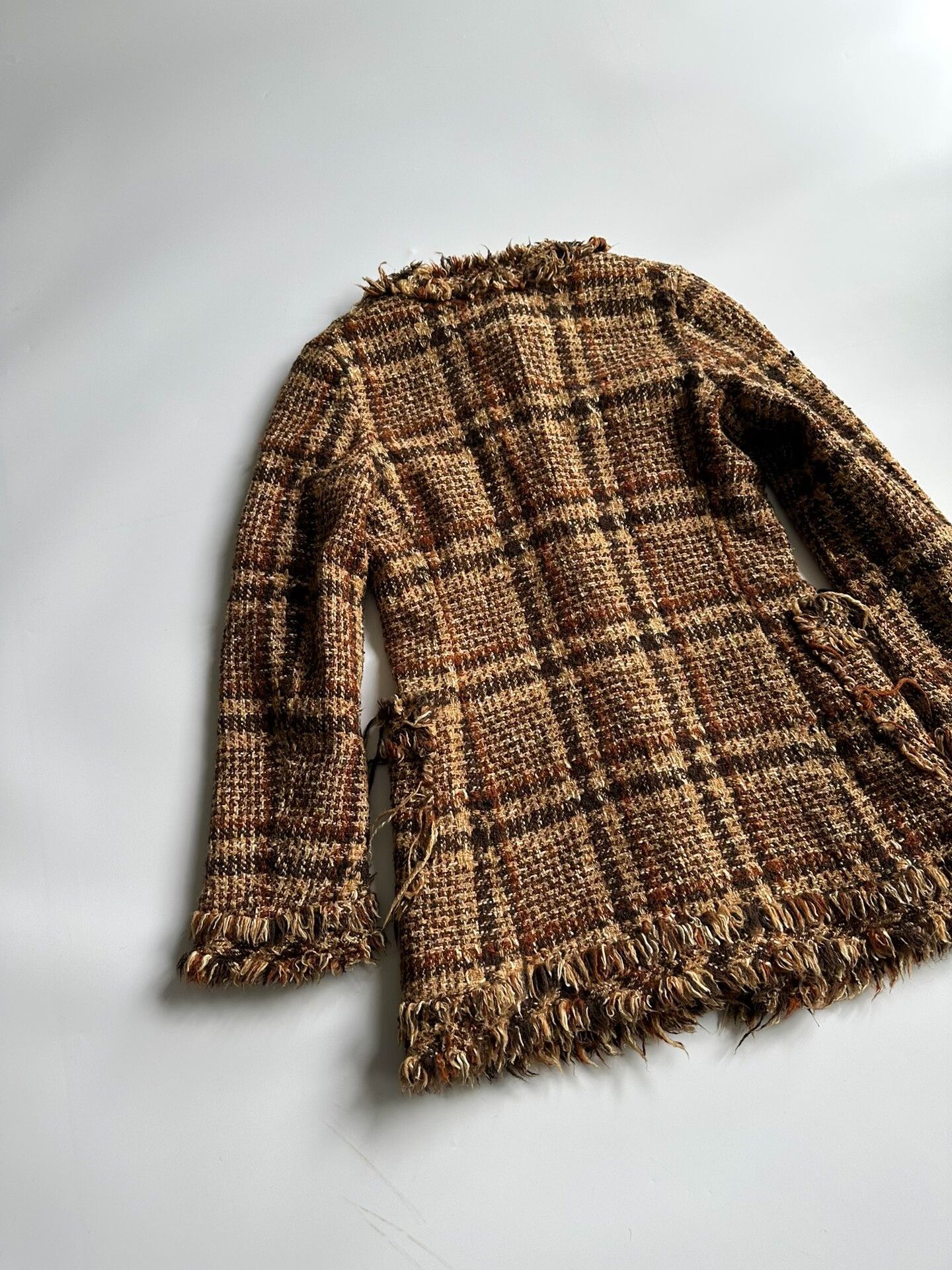 Junya Watanabe Junya Watanabe CDG Tweed Long Jacket Size US S / EU 44-46 / 1 - 7 Thumbnail