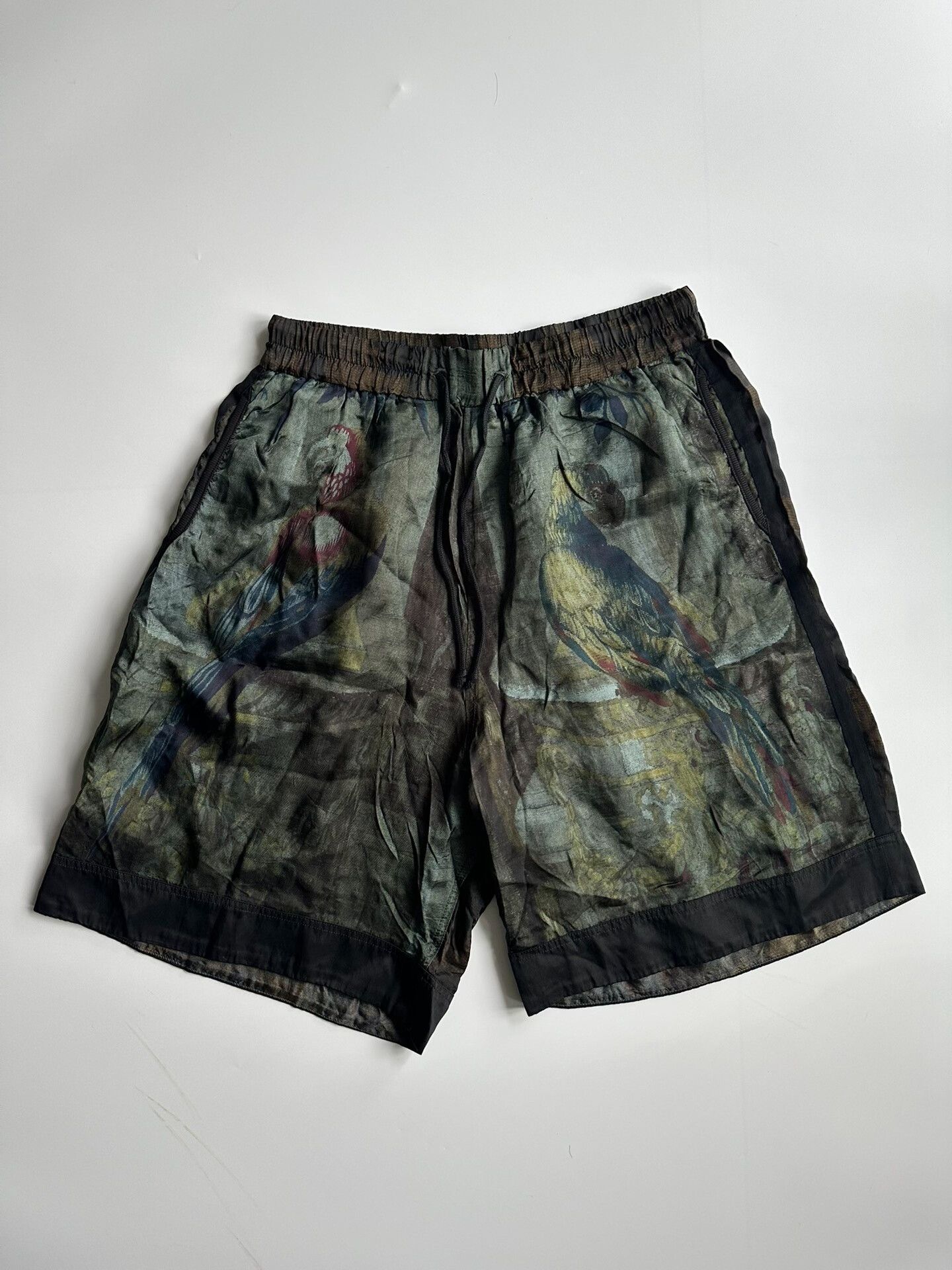 Dries Van Noten Dries Van Noten Floral Bird Print Shorts Size US 28 / EU 44 - 3 Thumbnail