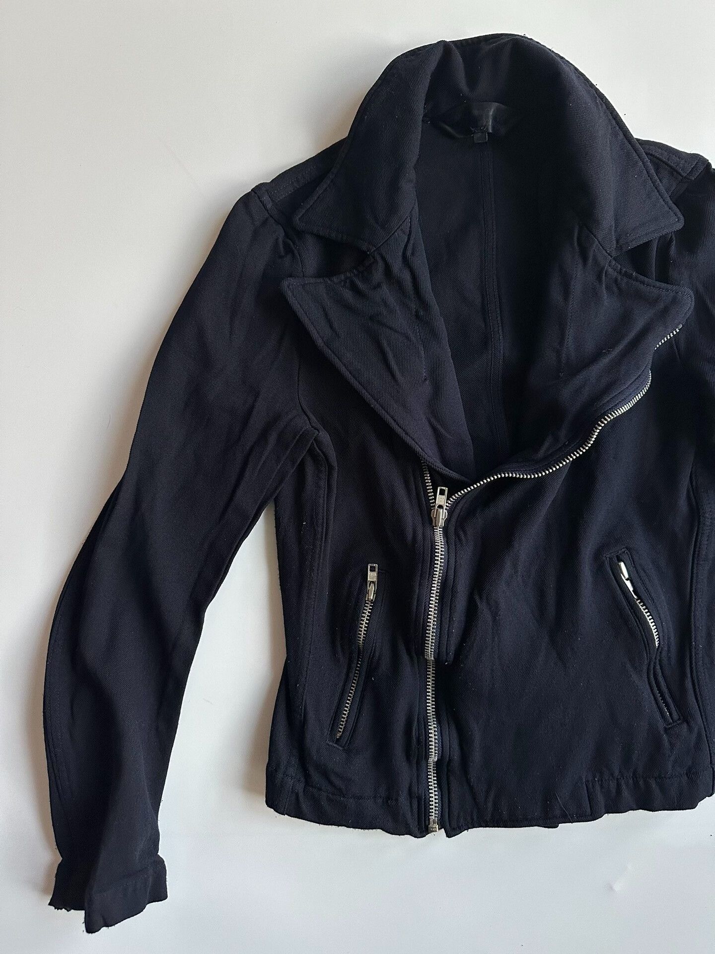 Comme des Garcons COMME DES GARCONS Wool Motorcycle Jacket Size US XS / EU 42 / 0 - 7 Thumbnail