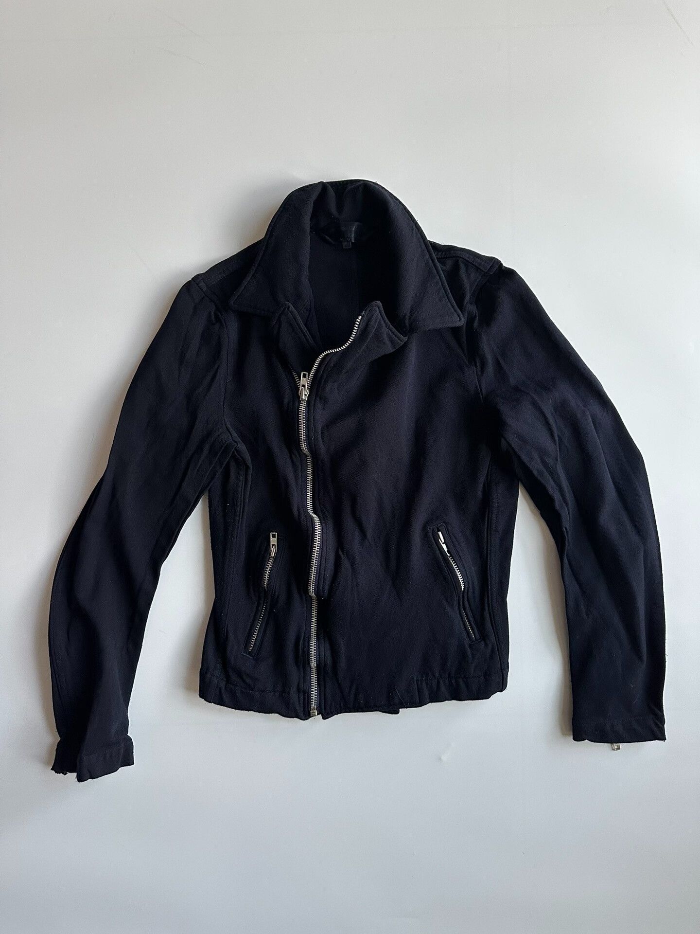 Comme des Garcons COMME DES GARCONS Wool Motorcycle Jacket Size US XS / EU 42 / 0 - 5 Thumbnail