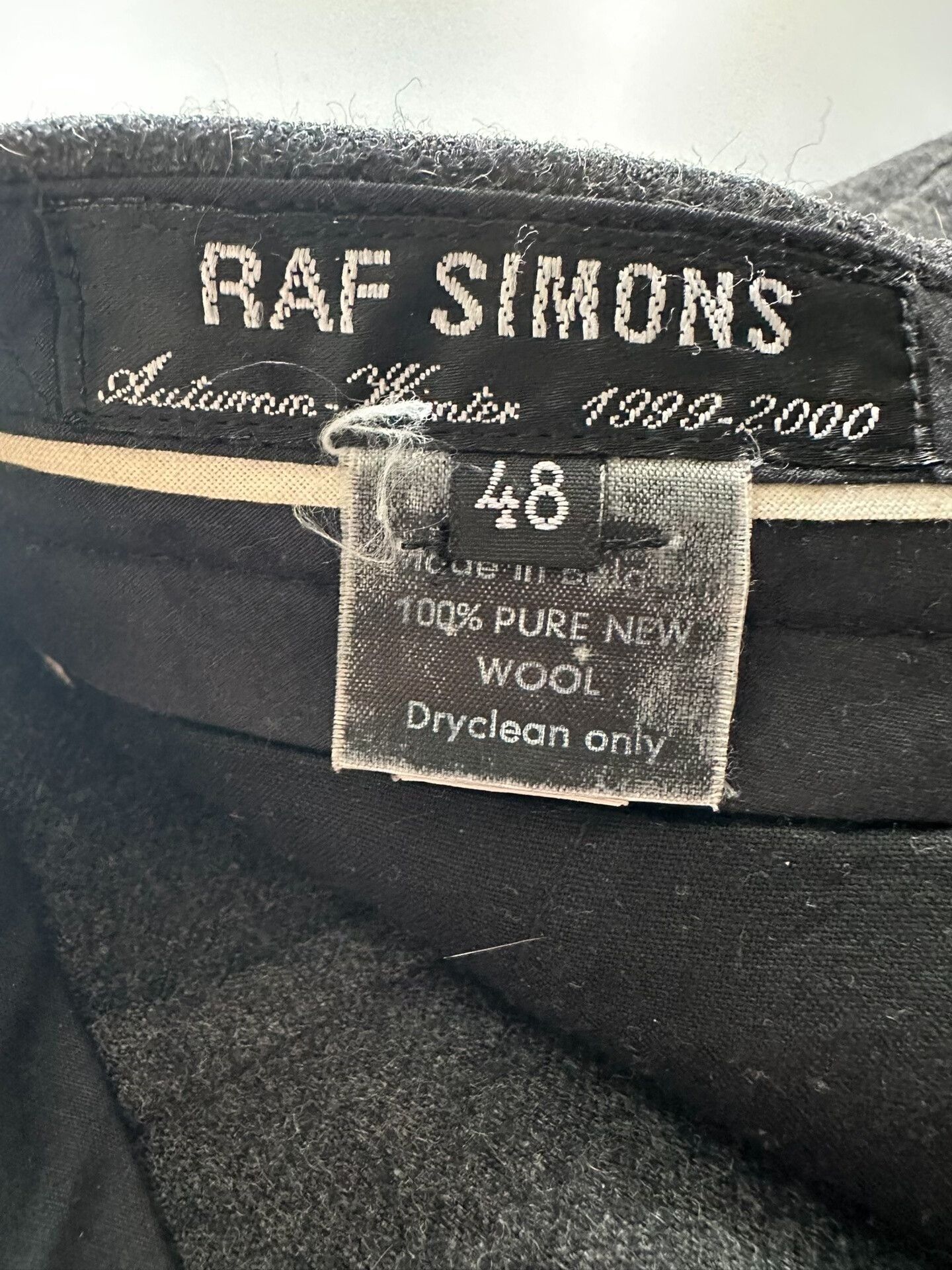 Raf Simons RAF SIMONS 99AW Wool Trousers Size US 32 / EU 48 - 5 Thumbnail