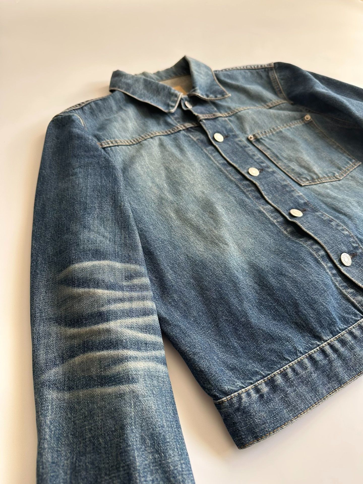 Helmut Lang Helmut Lang 3rd Collection Denim Jacket Size US M / EU 48-50 / 2 - 2 Thumbnail