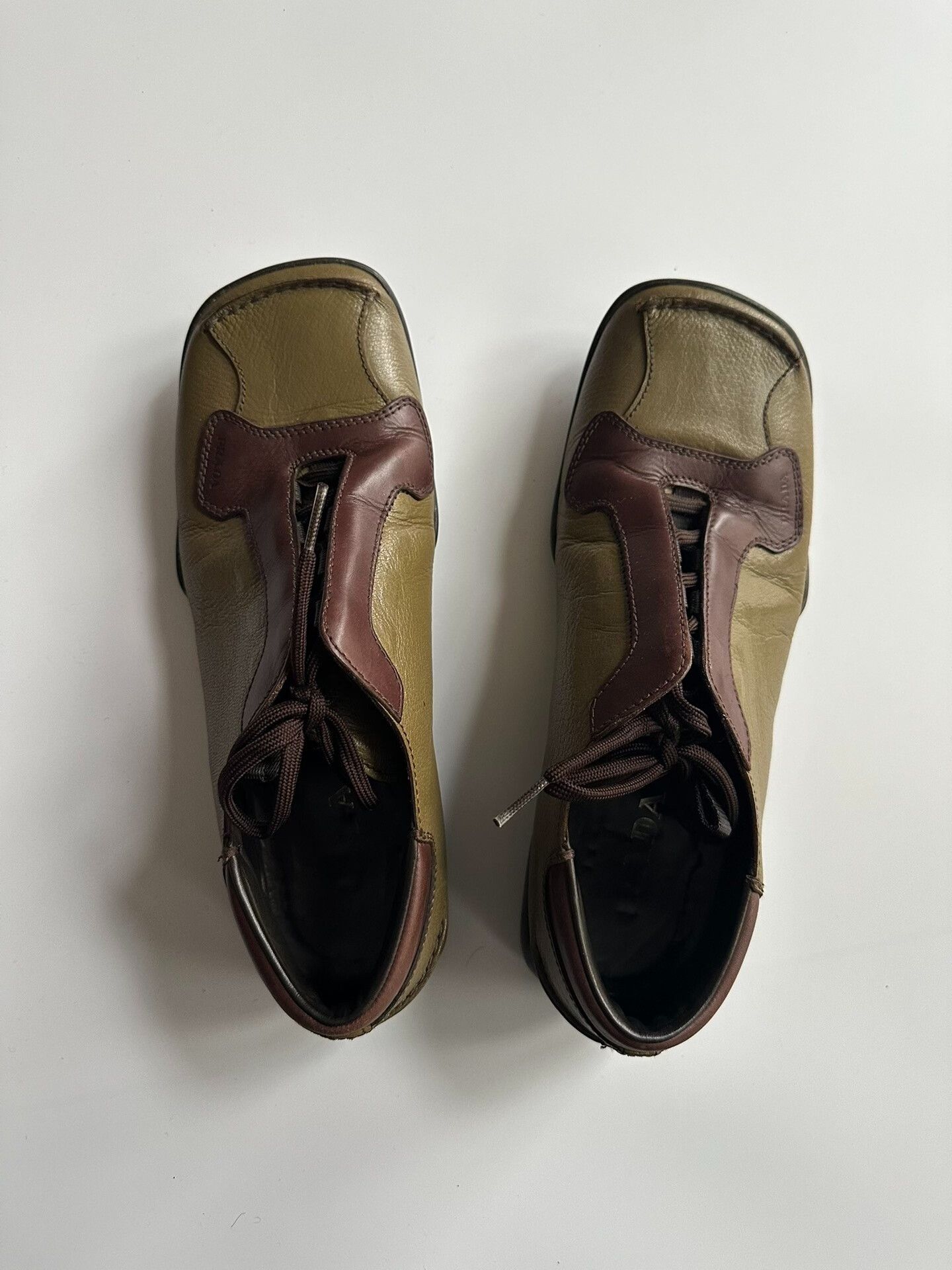 Prada PRADA Leather Sport Sneakers Size 8 Size US 9.5 / EU 42-43 - 2 Thumbnail