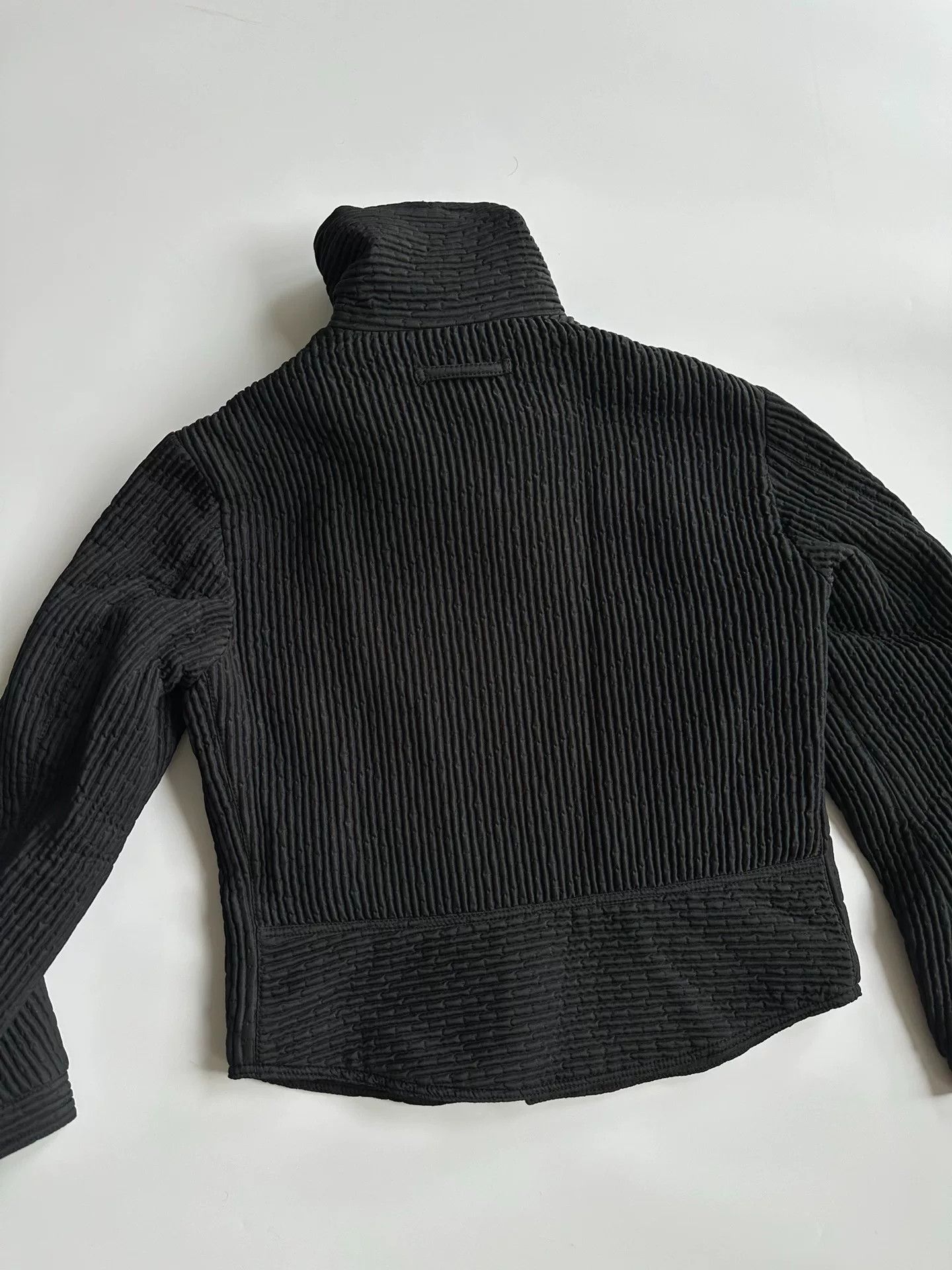 Emporio Armani Emporio Armani Motorcycle Jacket with Unique Collar Size US S / EU 44-46 / 1 - 6 Thumbnail