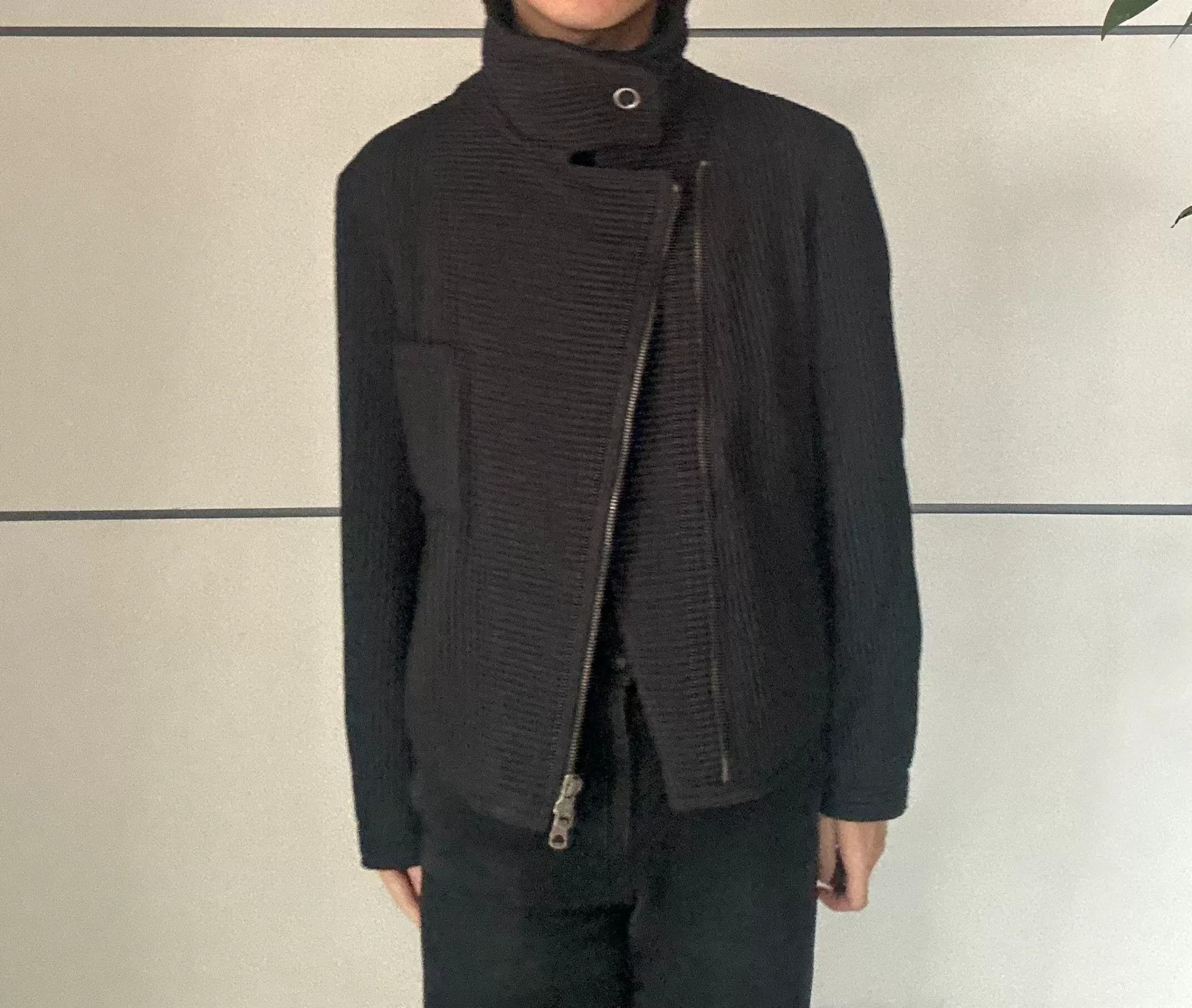 Emporio Armani Emporio Armani Motorcycle Jacket with Unique Collar Size US S / EU 44-46 / 1 - 7 Thumbnail