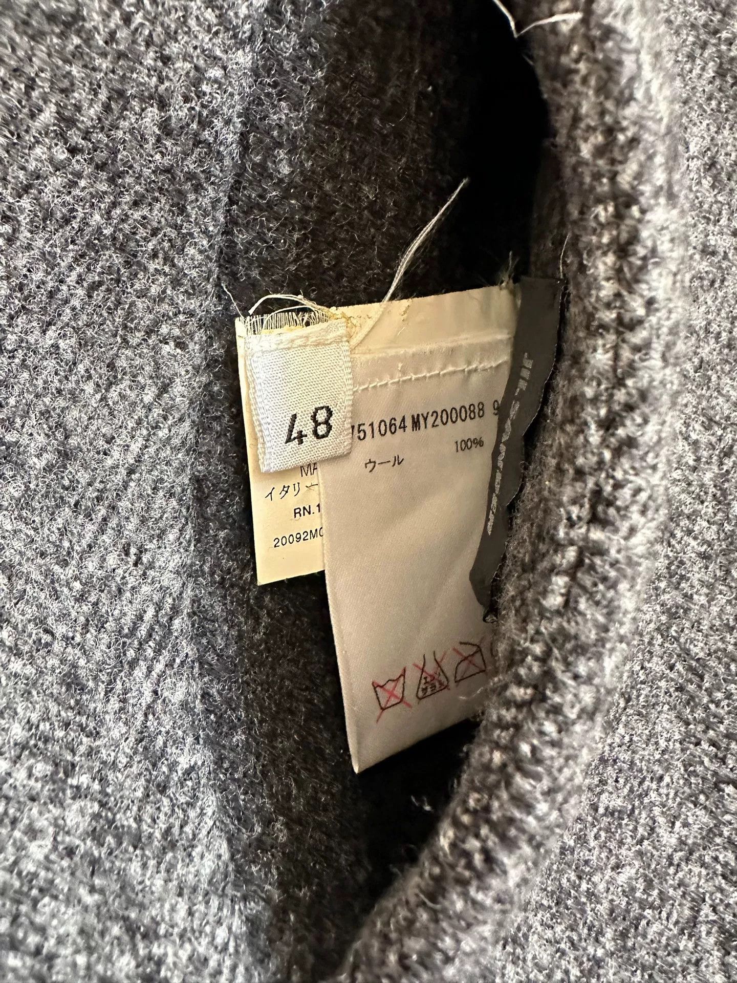 Jil Sander Jil Sander Raf Simons Reversible Wool Jacket Size US M / EU 48-50 / 2 - 4 Thumbnail