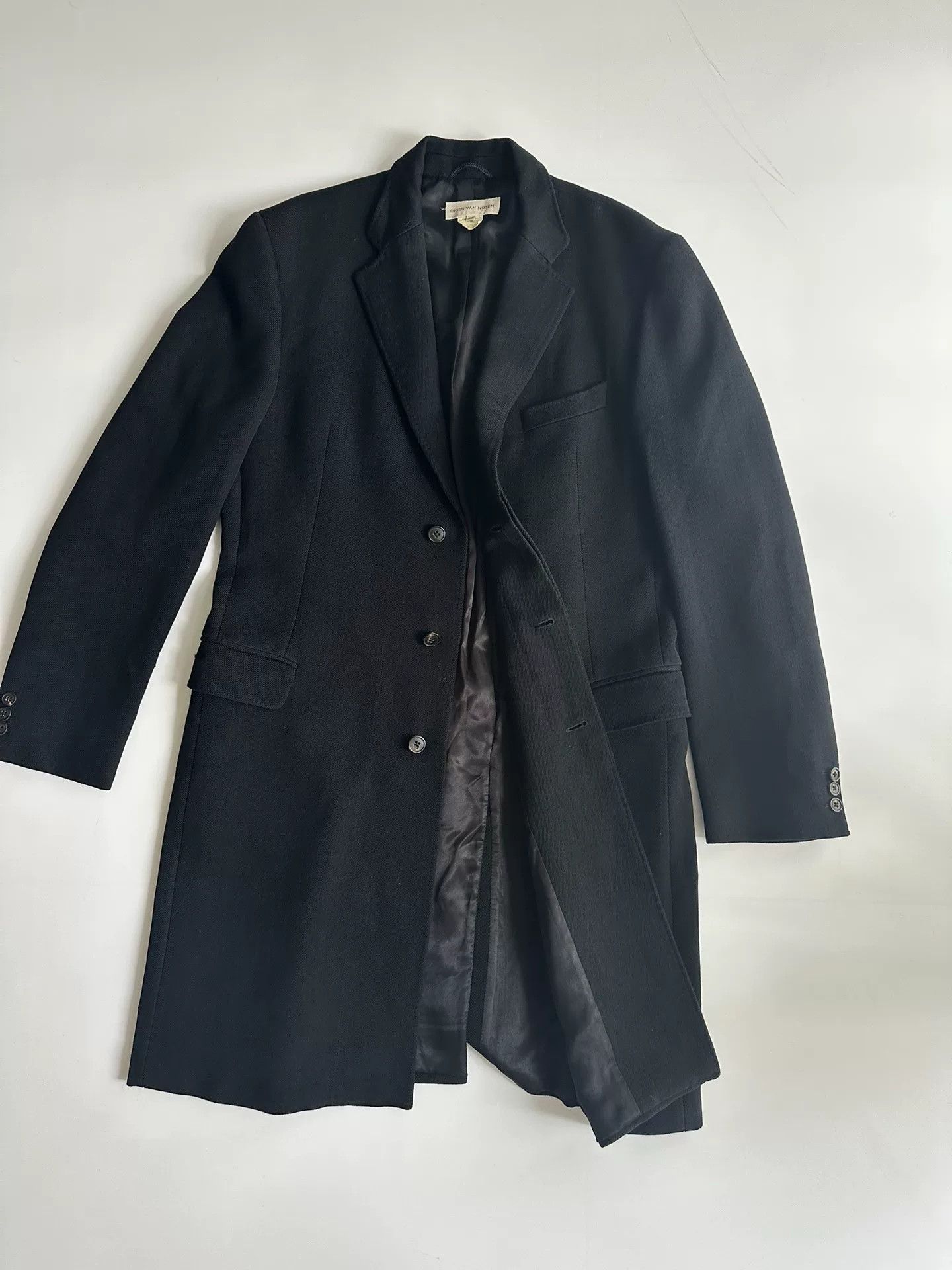 Dries Van Noten Dries Van Noten Classic Wool Coat Size US M / EU 48-50 / 2 - 2 Thumbnail