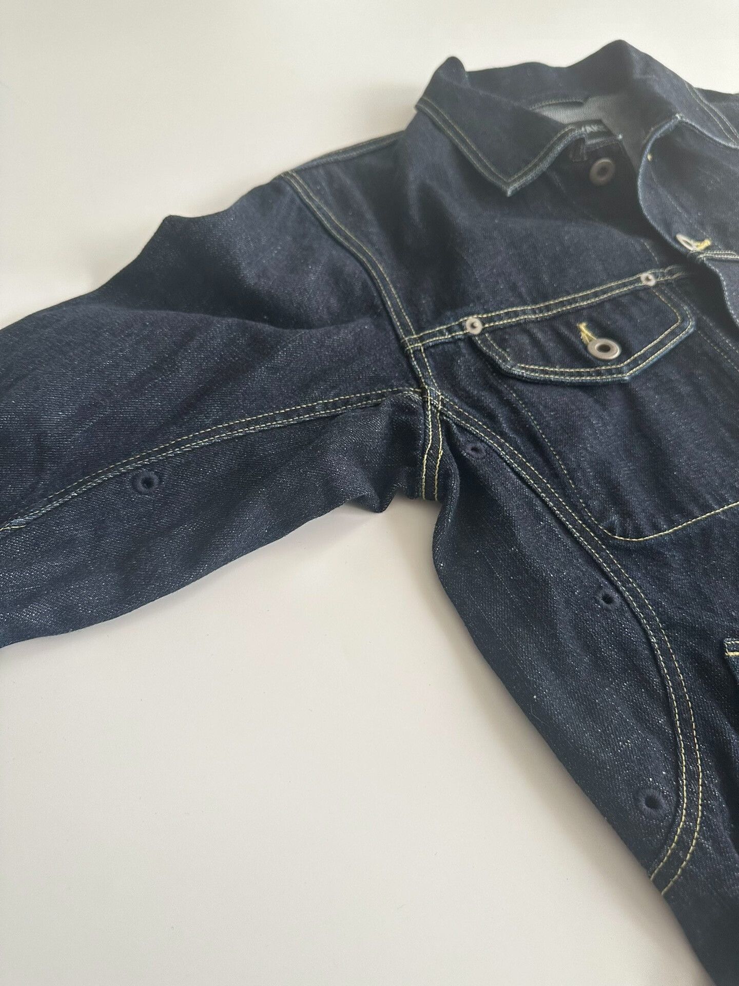 Issey Miyake ISSEY MIYAKE Denim Jacket with Unique Dyeing Size US L / EU 52-54 / 3 - 6 Thumbnail