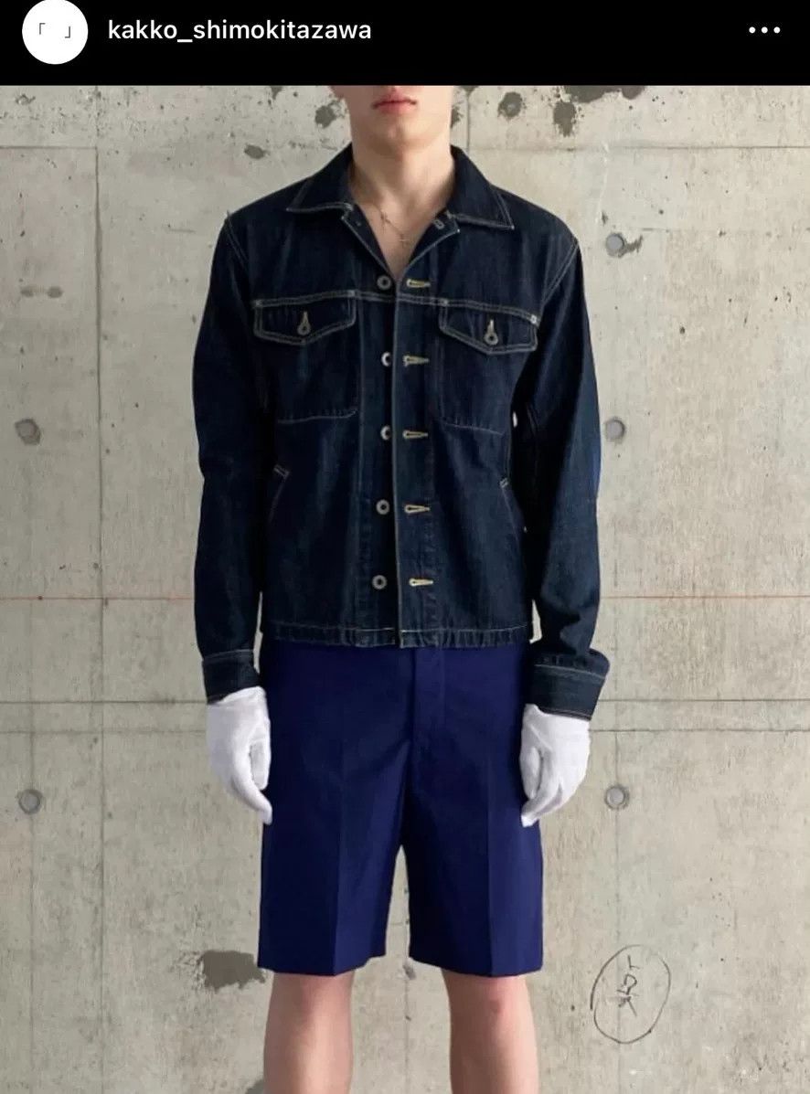 Issey Miyake ISSEY MIYAKE Denim Jacket with Unique Dyeing Size US L / EU 52-54 / 3 - 8 Thumbnail