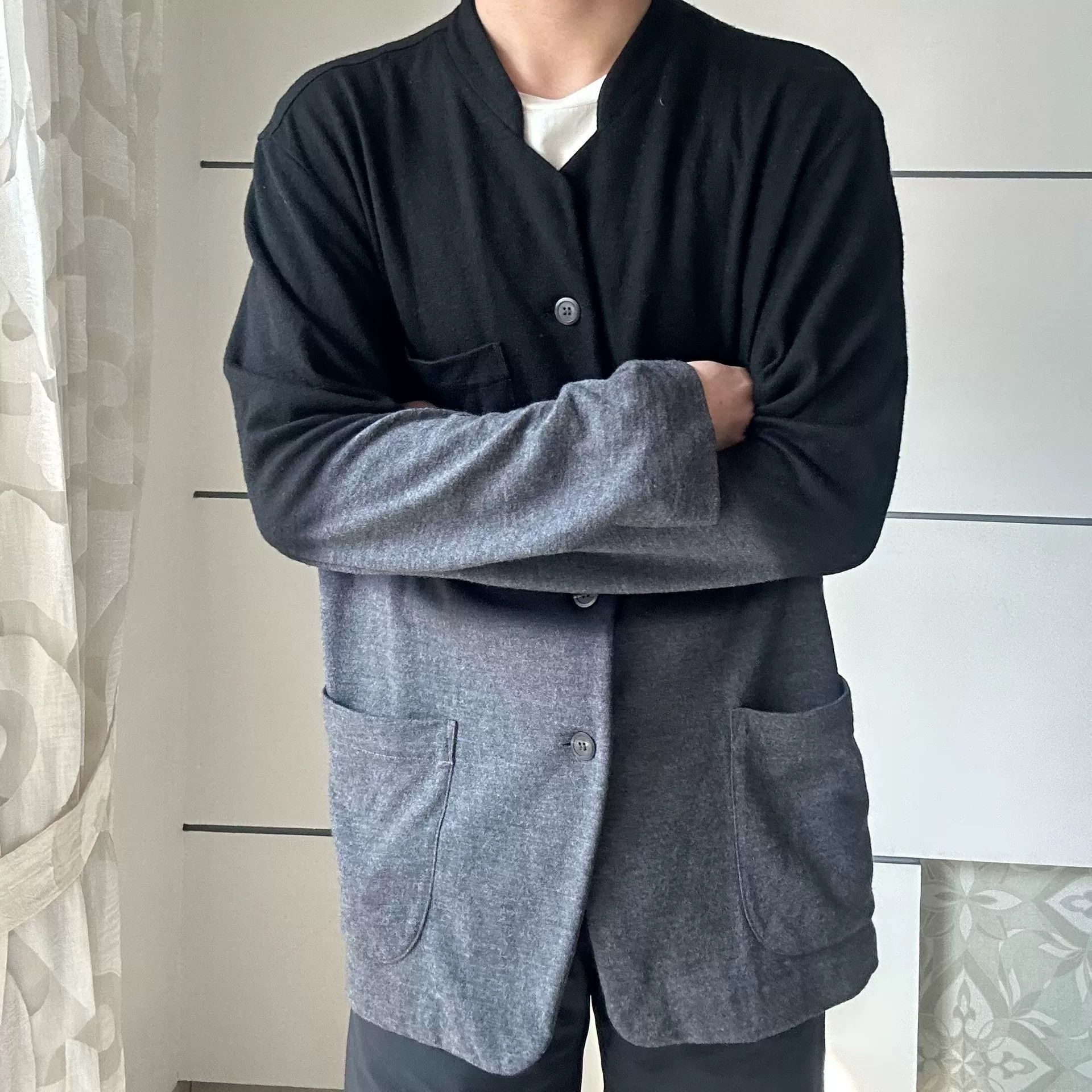 Issey Miyake ISSEY MIYAKE Gradient Color Cardigan Size US XL / EU 56 / 4 - 7 Thumbnail