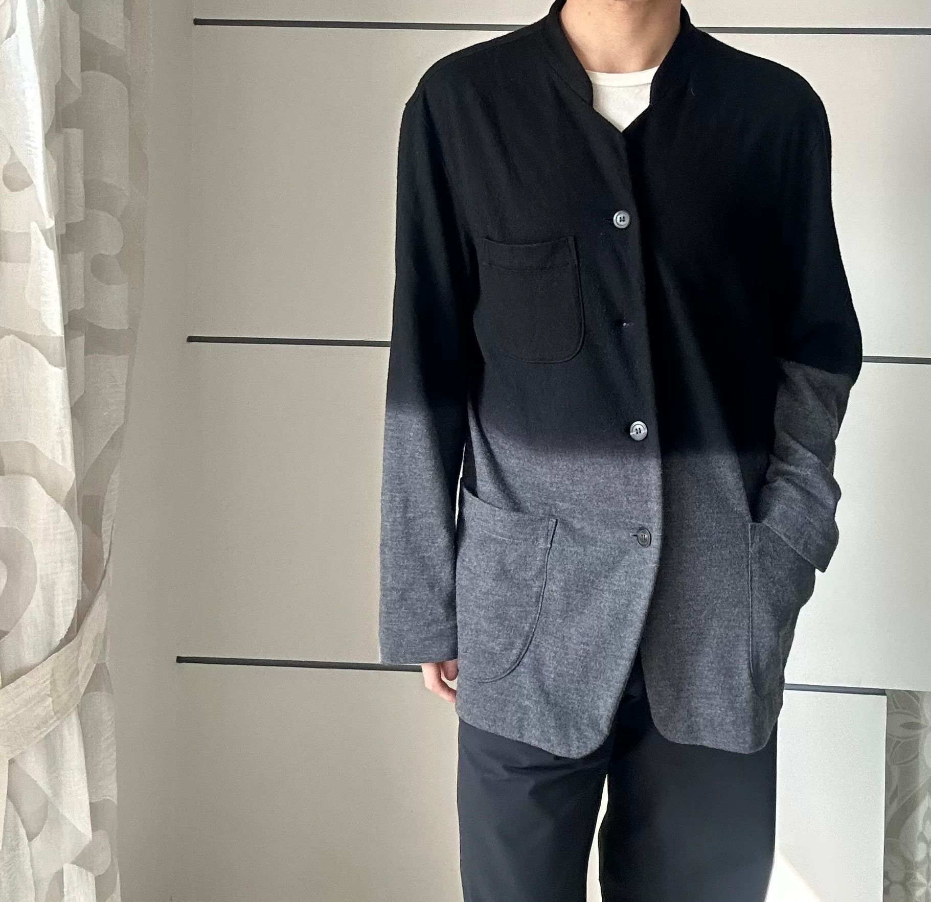 Issey Miyake ISSEY MIYAKE Gradient Color Cardigan Size US XL / EU 56 / 4 - 6 Thumbnail