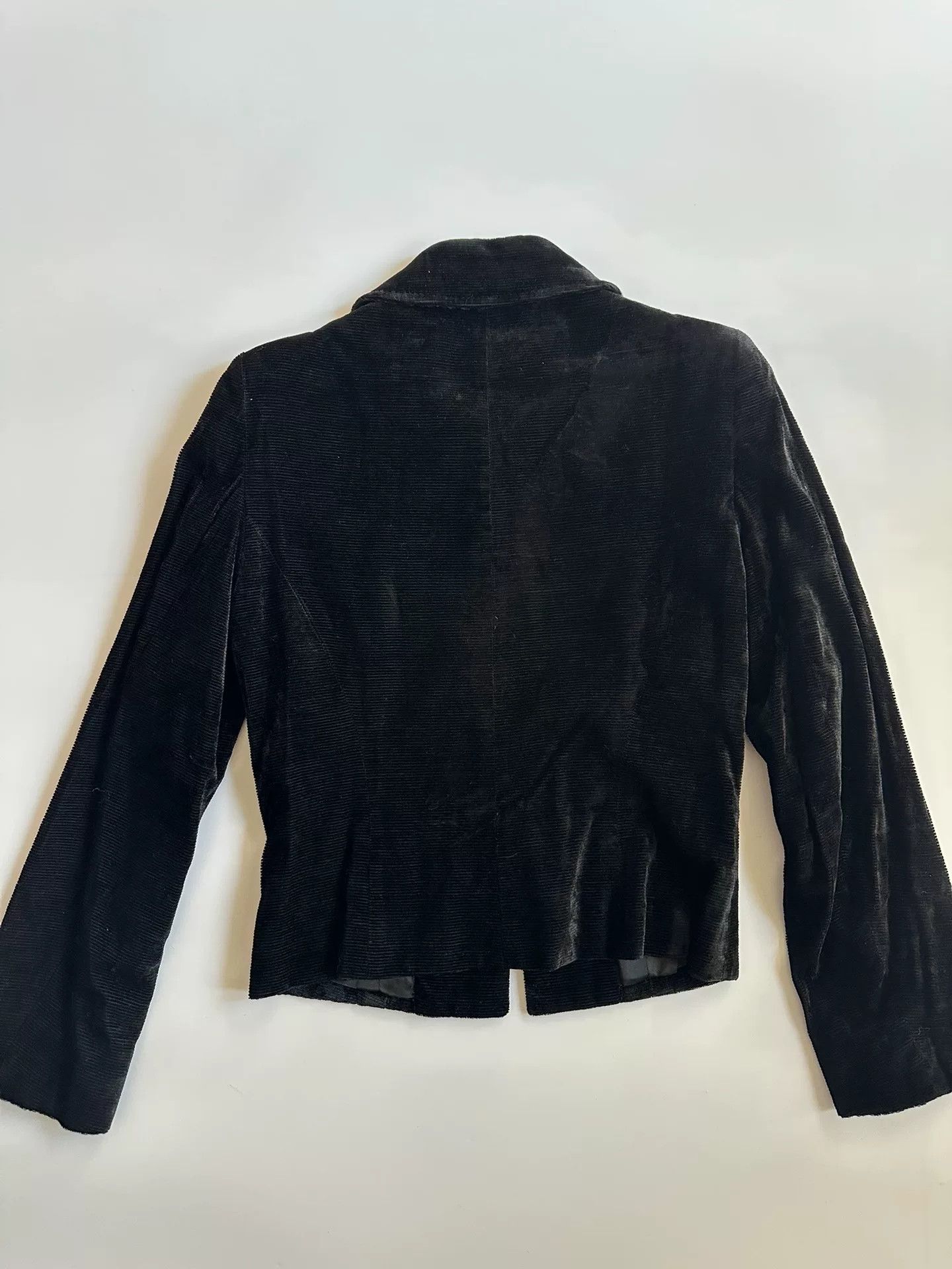 Ann Demeulemeester Ann Demeulemeester Velvet Cropped Jacket Size S / US 4 / IT 40 - 7 Thumbnail