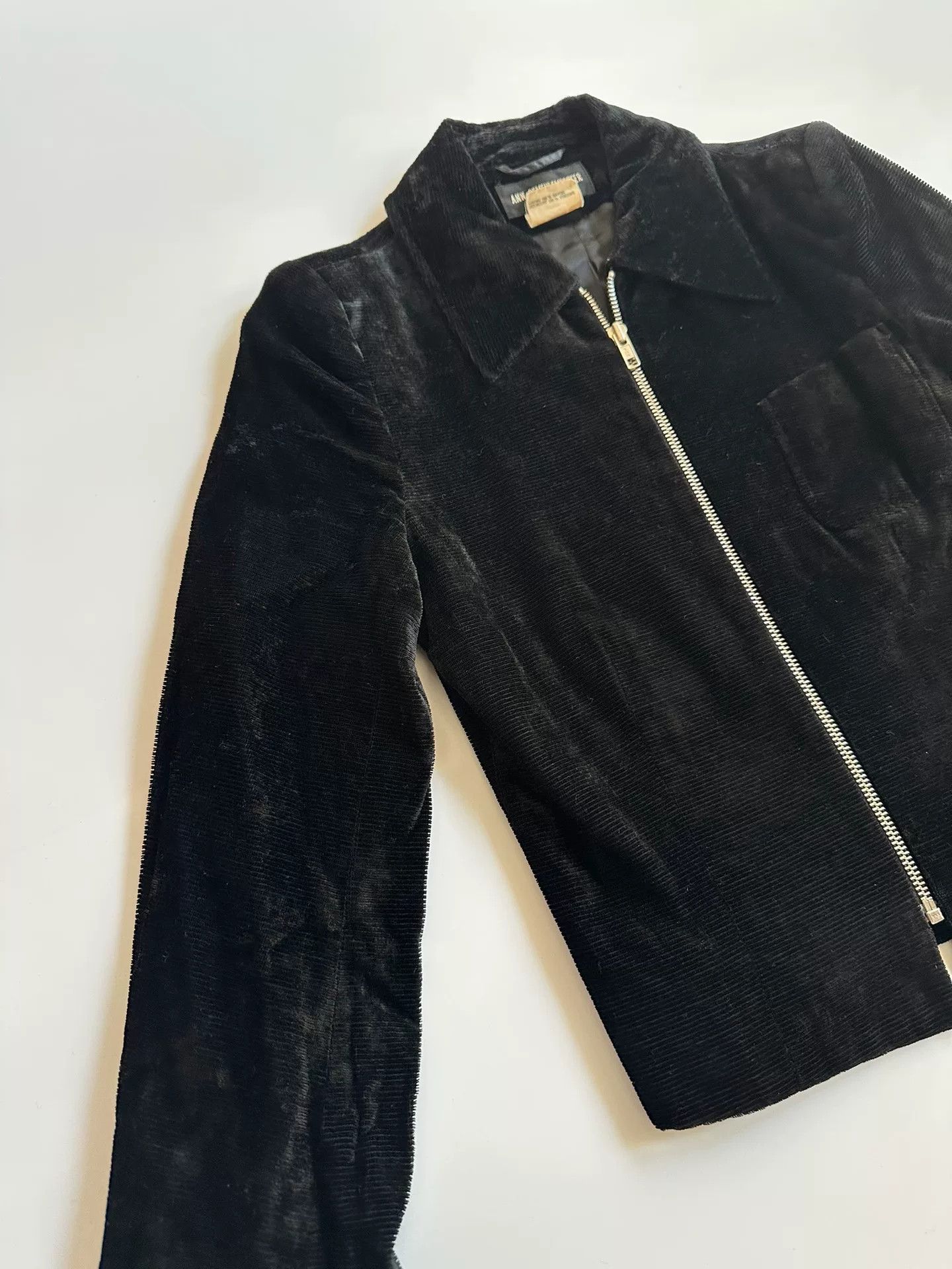 Ann Demeulemeester Ann Demeulemeester Velvet Cropped Jacket Size S / US 4 / IT 40 - 4 Thumbnail