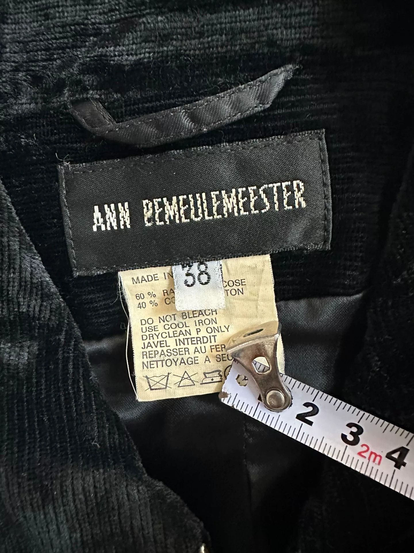Ann Demeulemeester Ann Demeulemeester Velvet Cropped Jacket Size S / US 4 / IT 40 - 8 Thumbnail