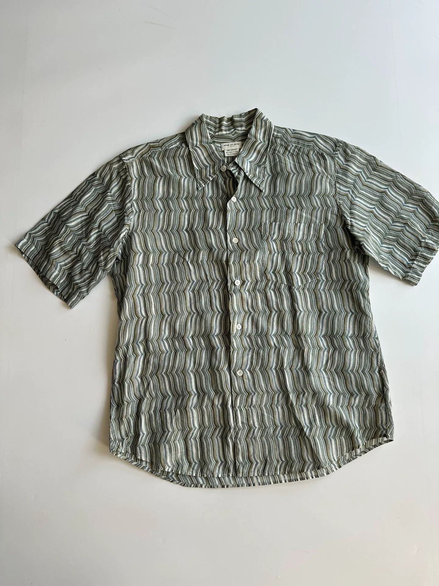 Dries Van Noten Dries Van Noten Striped Shirt Size 50 Size US M / EU 48-50 / 2 - 2 Thumbnail