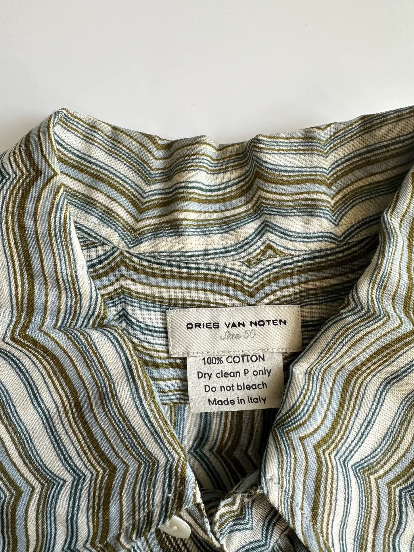 Dries Van Noten Dries Van Noten Striped Shirt Size 50 Size US M / EU 48-50 / 2 - 3 Thumbnail