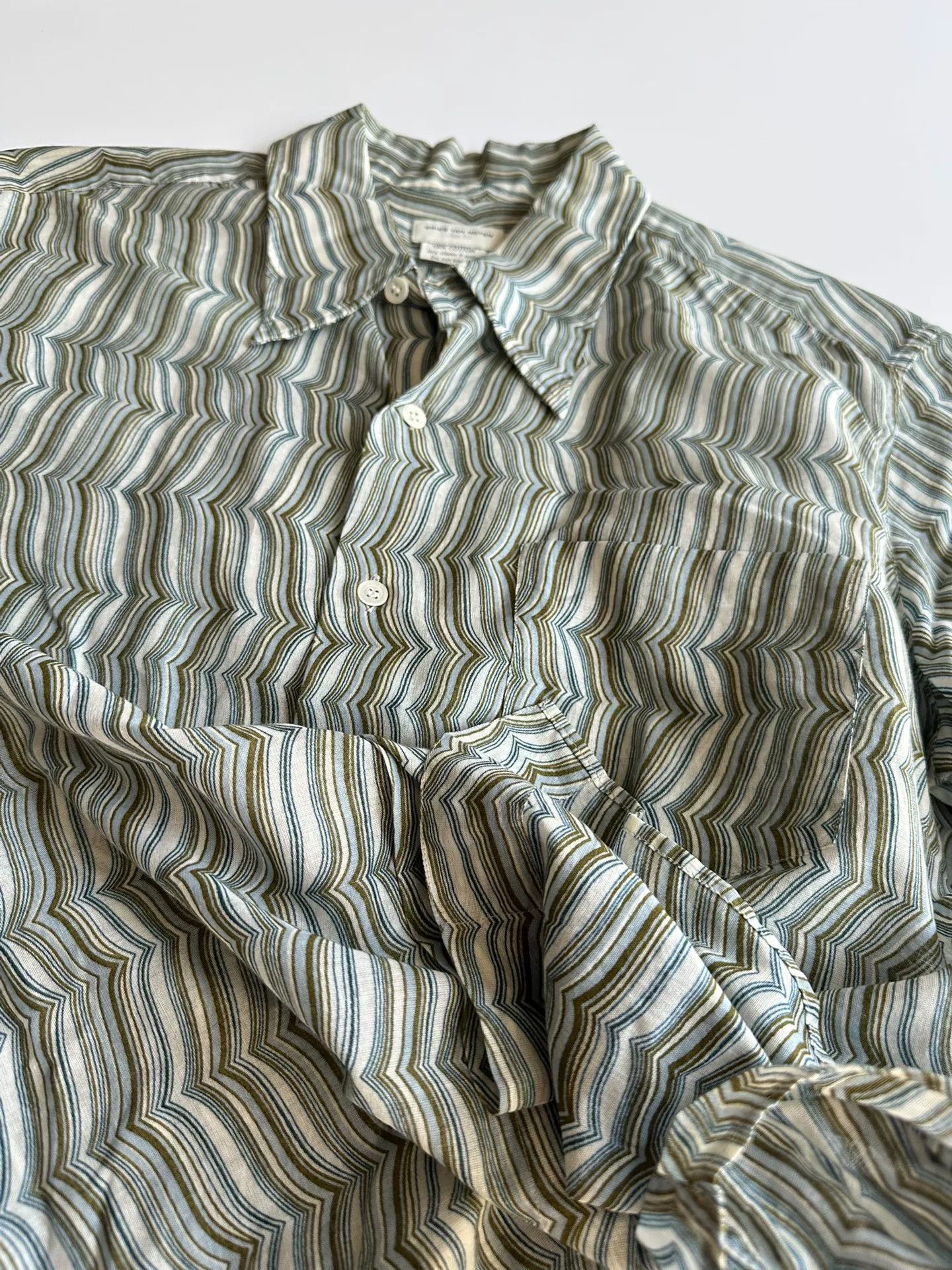 Dries Van Noten Dries Van Noten Striped Shirt Size 50 Size US M / EU 48-50 / 2 - 5 Thumbnail