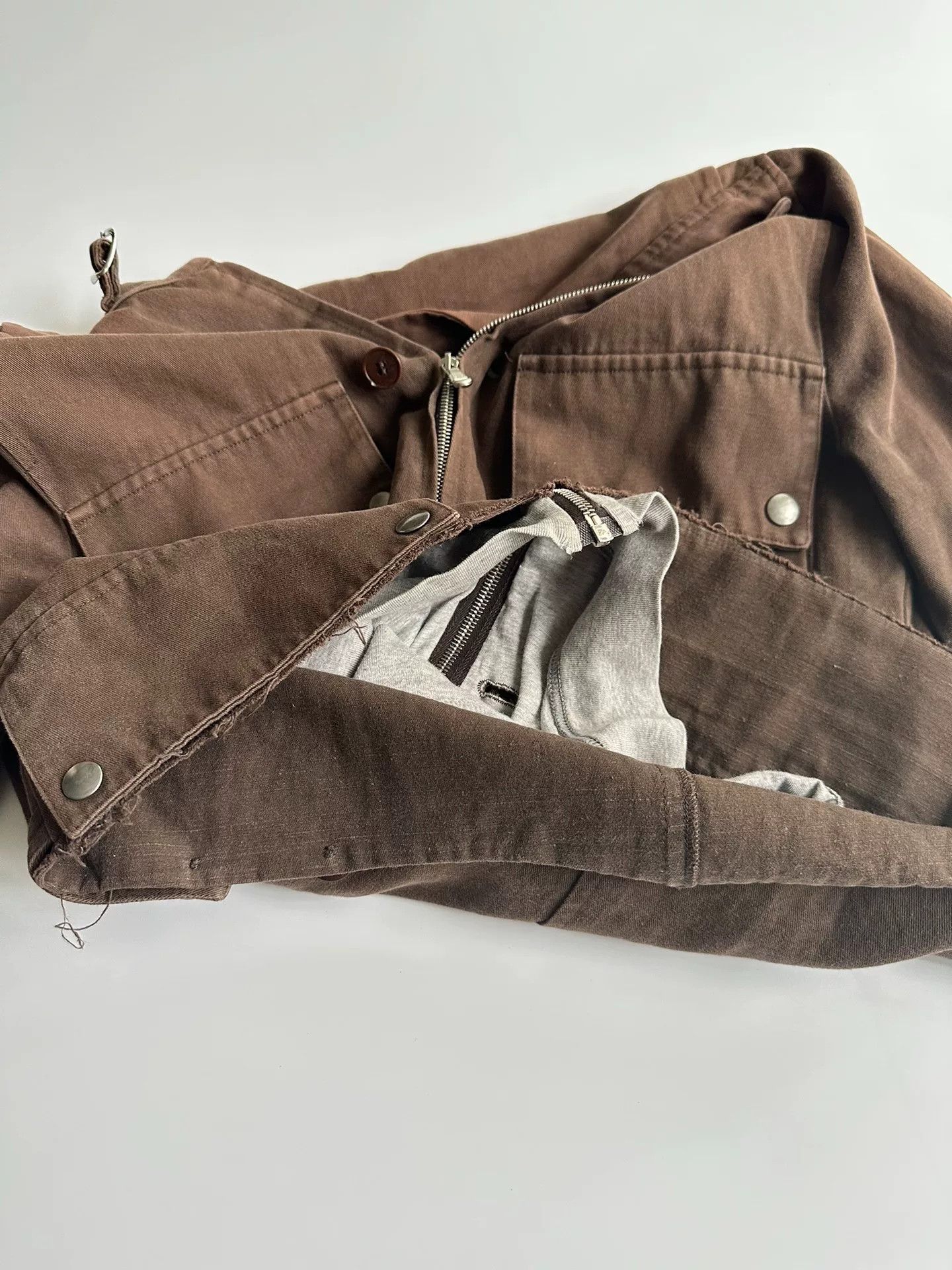 Hussein Chalayan Hussein Chalayan 03SS Layered Motorcycle Jacket Size US S / EU 44-46 / 1 - 4 Thumbnail