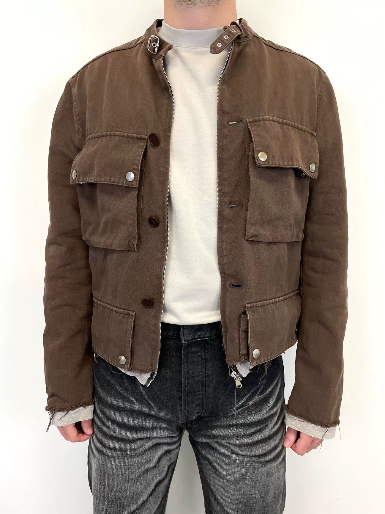 Hussein Chalayan Hussein Chalayan 03SS Layered Motorcycle Jacket Size US S / EU 44-46 / 1 - 5 Thumbnail