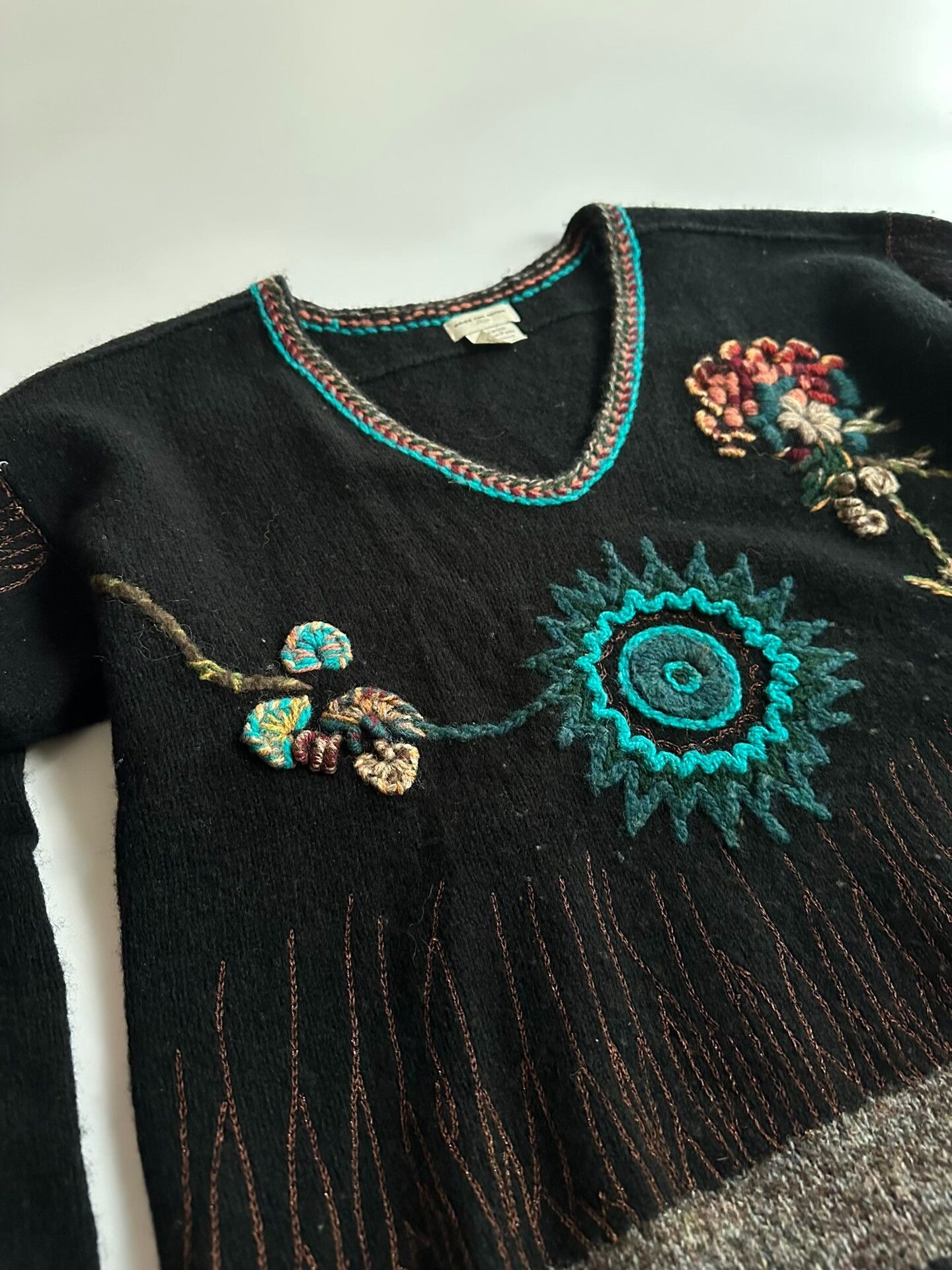 Dries Van Noten Dries Van Noten V-Neck Sweater for All Size L / US 10 / IT 46 - 2 Thumbnail
