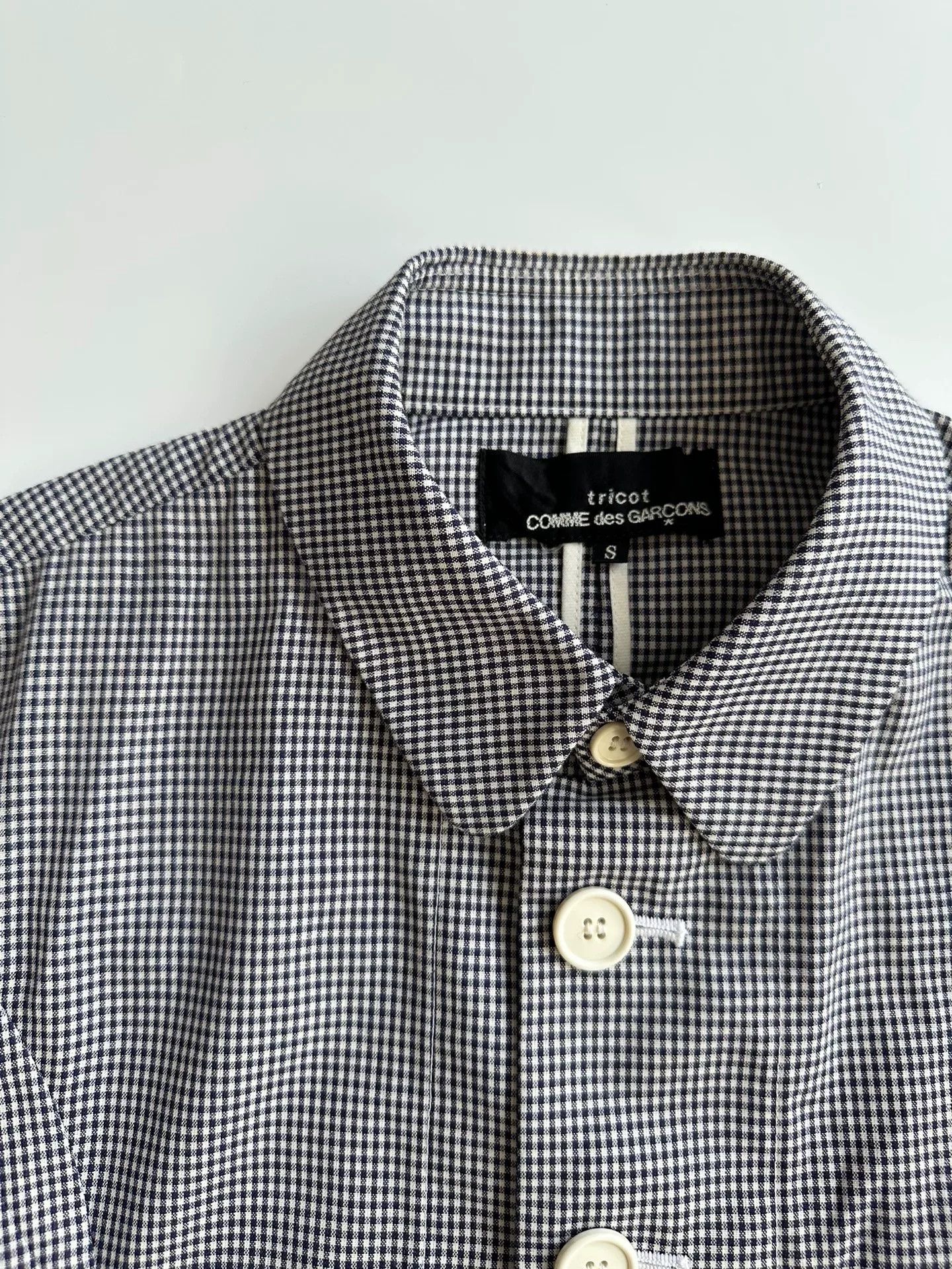 Comme des Garcons COMME DES GARCONS Houndstooth Shirt Jacket Size US S / EU 44-46 / 1 - 4 Thumbnail