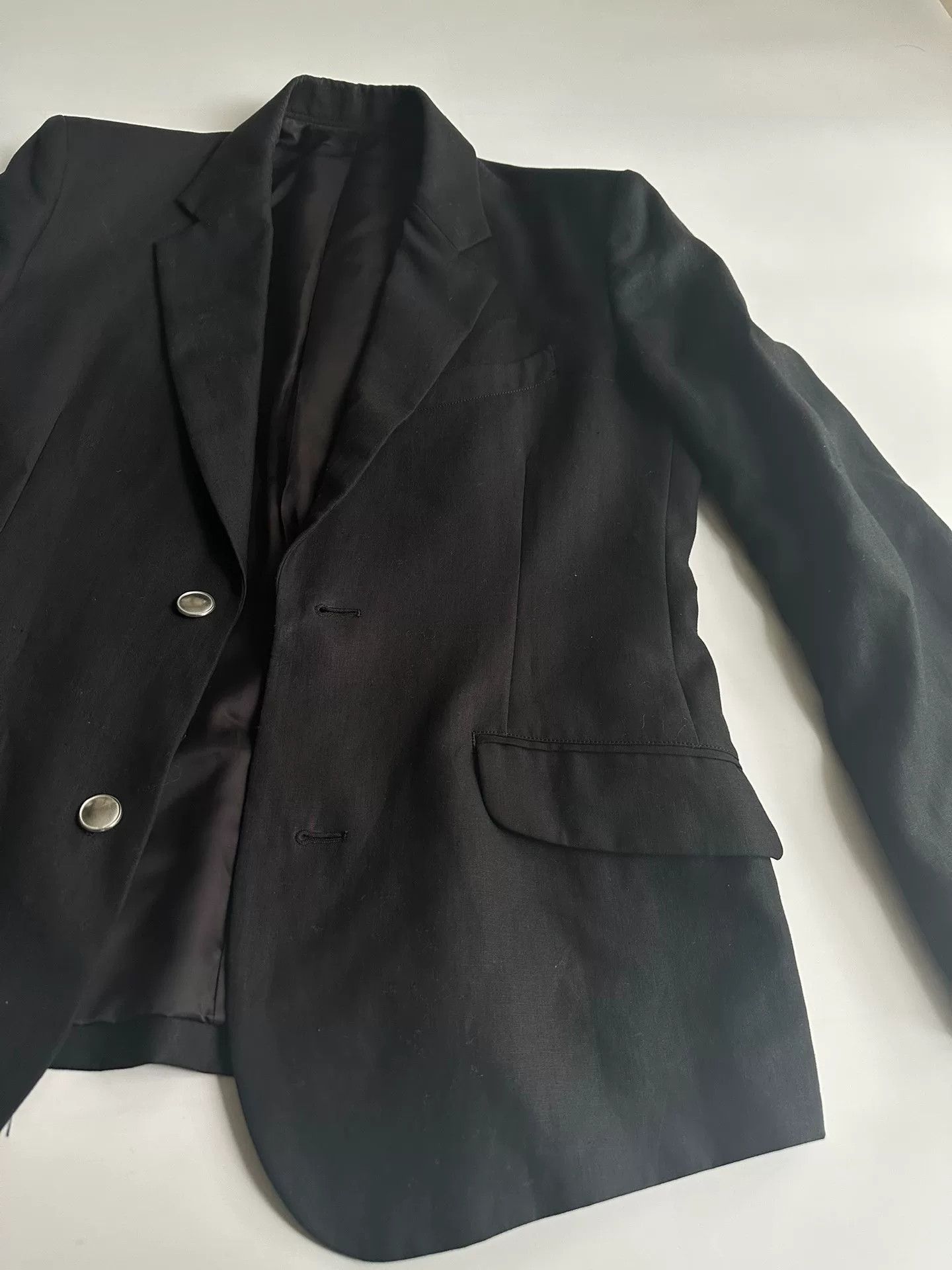 Sulvam SULVAM Distressed Blazer for Modern Style Size US L / EU 52-54 / 3 - 4 Thumbnail