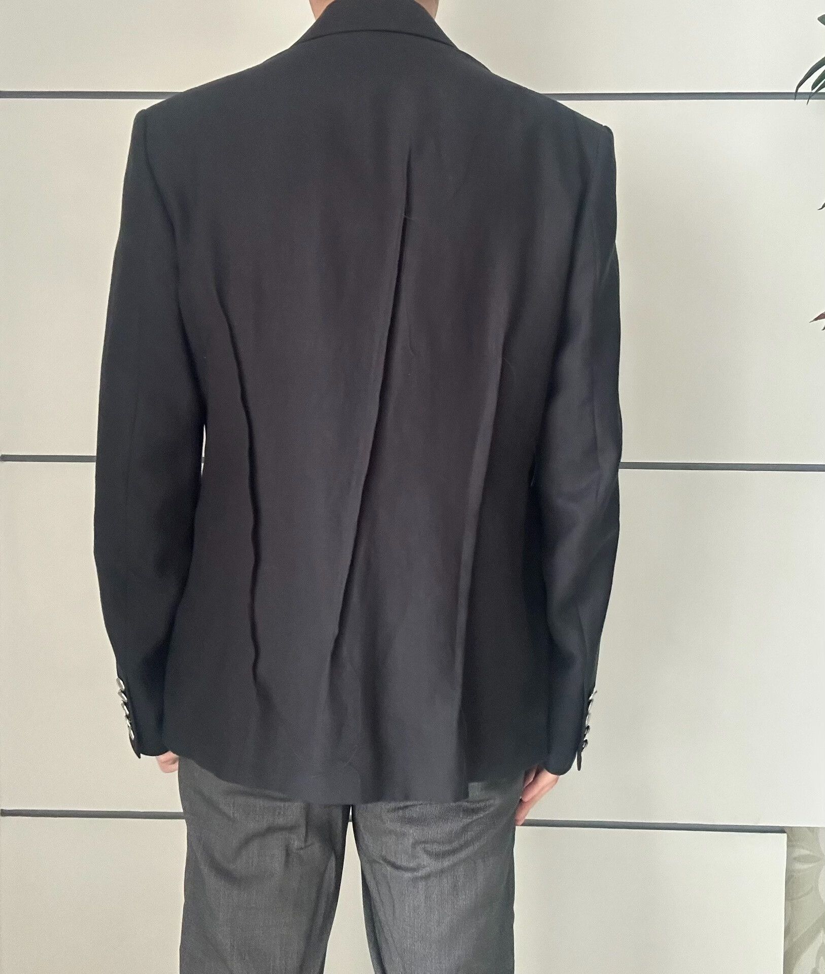 Sulvam SULVAM Distressed Blazer for Modern Style Size US L / EU 52-54 / 3 - 7 Thumbnail