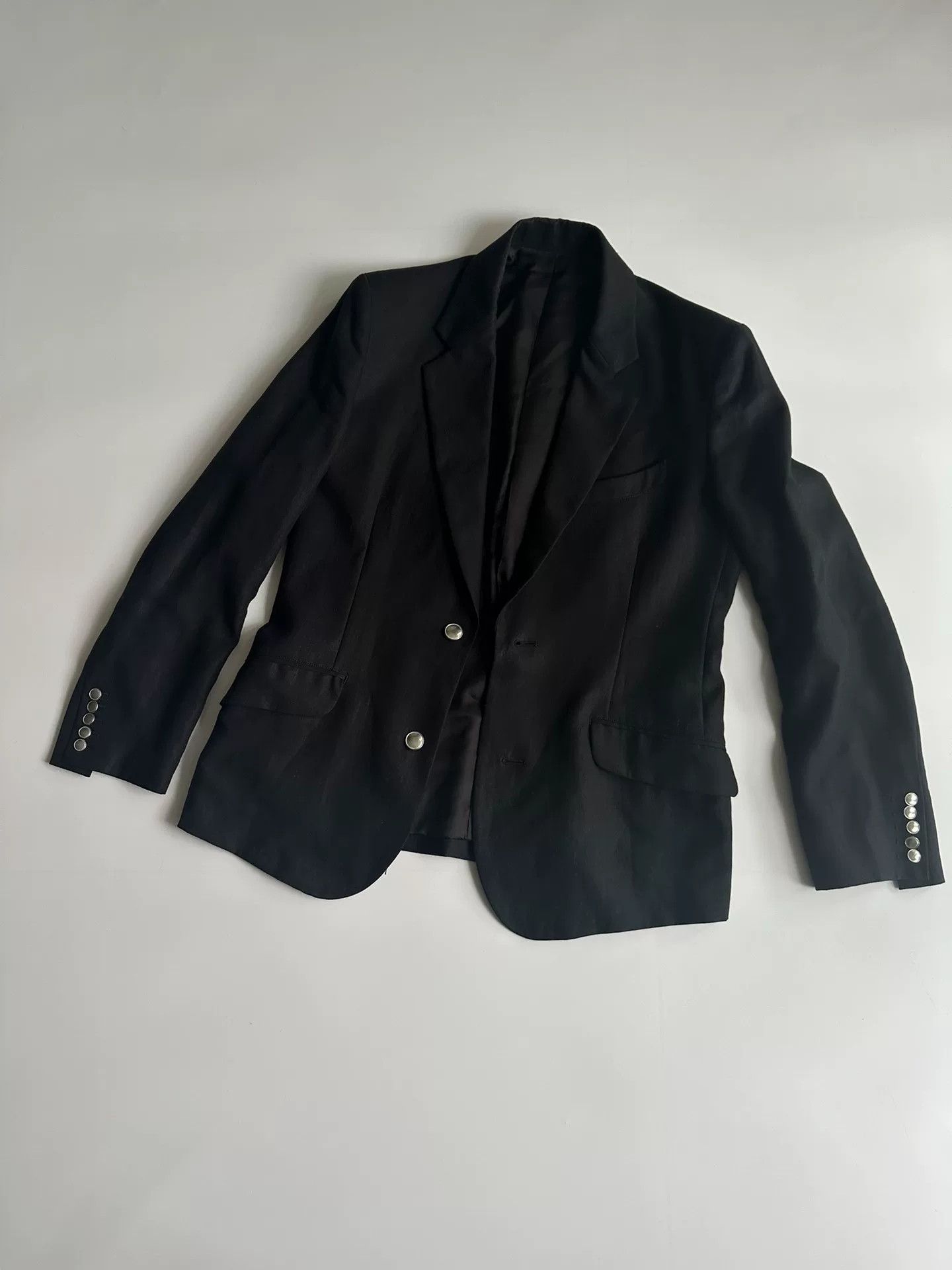 Sulvam SULVAM Distressed Blazer for Modern Style Size US L / EU 52-54 / 3 - 2 Thumbnail