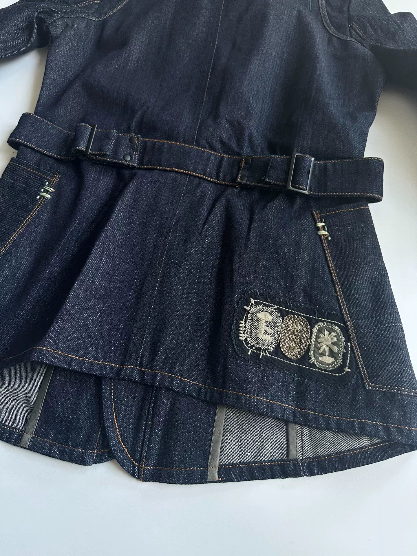Marithe + Francois Girbaud Marithe Francois Girbaud Denim Jacket Size S / US 4 / IT 40 - 4 Thumbnail