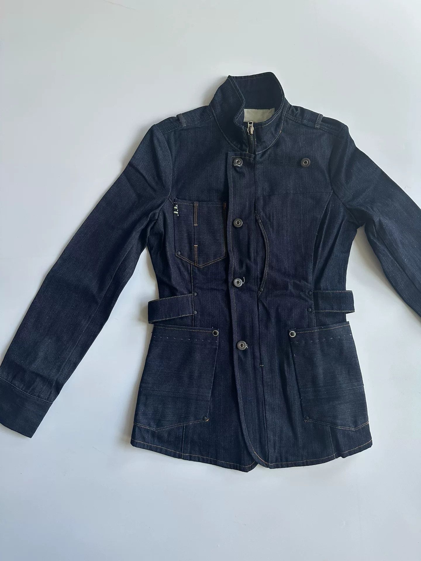 Marithe + Francois Girbaud Marithe Francois Girbaud Denim Jacket Size S / US 4 / IT 40 - 2 Thumbnail