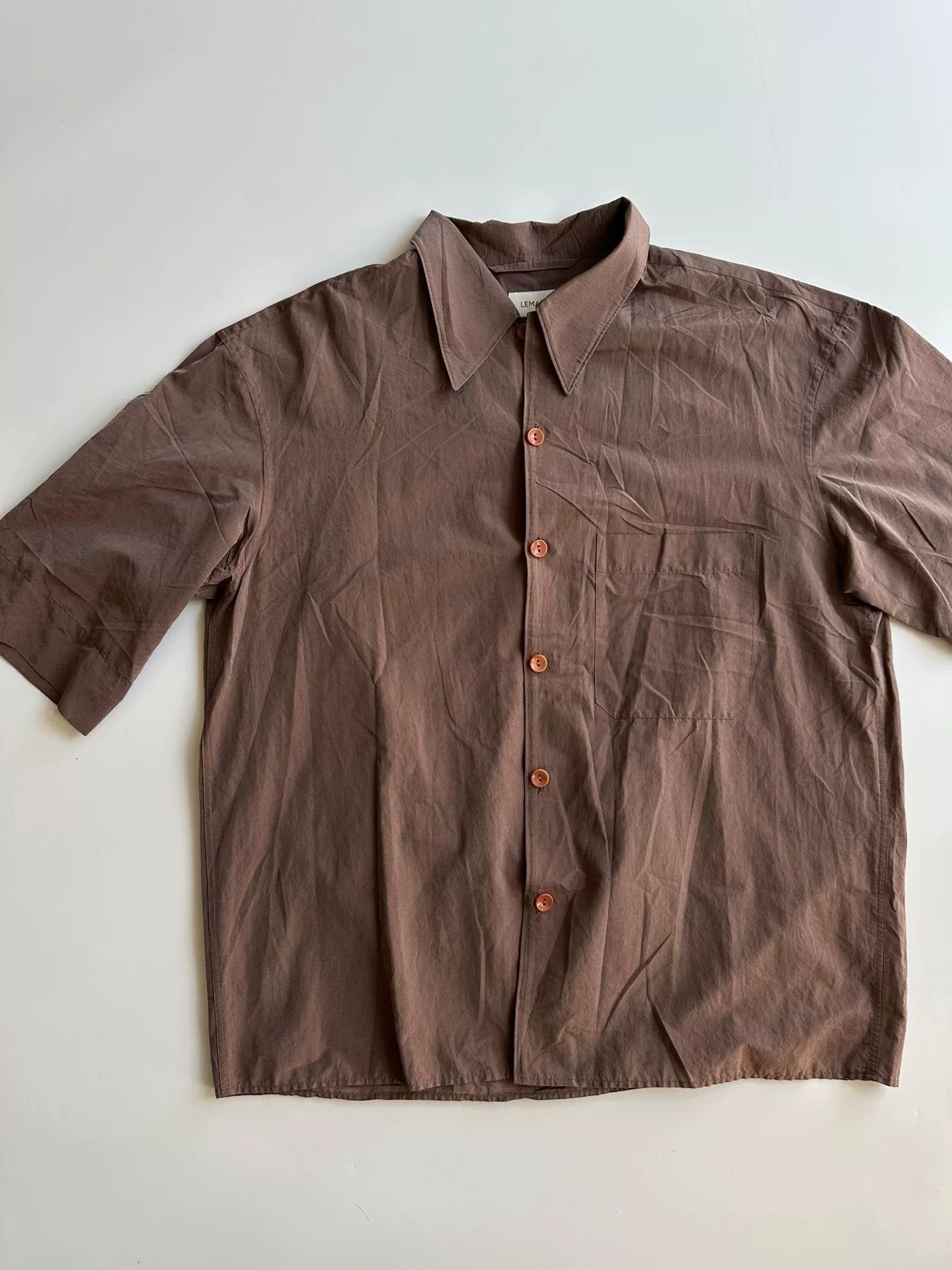 Lemaire LEMAIRE Short Sleeve Shirt for Spring Summer Size US M / EU 48-50 / 2 - 2 Thumbnail