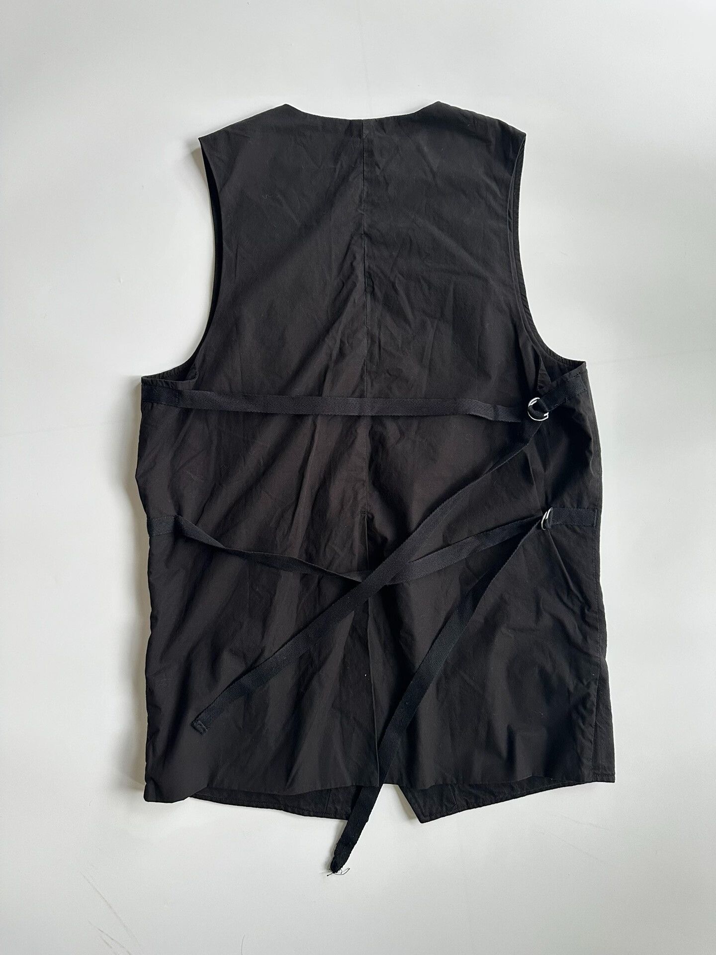 Ann Demeulemeester Ann Demeulemeester Black Vest 22SS Size L / US 10 / IT 46 - 3 Thumbnail