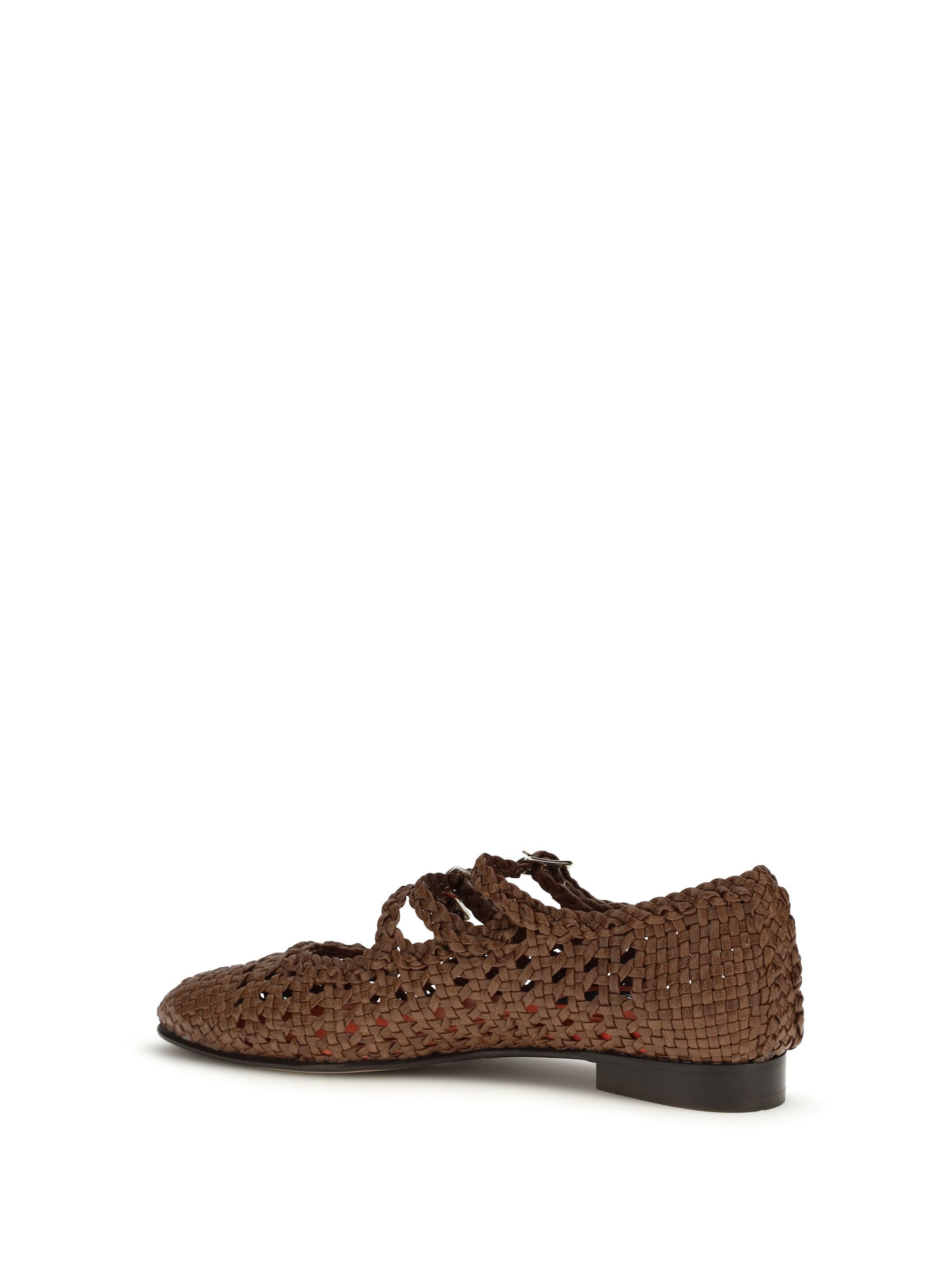 Carel Paris Woven leathe Mary Jane Ballerinas Size US 8 / IT 38 - 3 Thumbnail