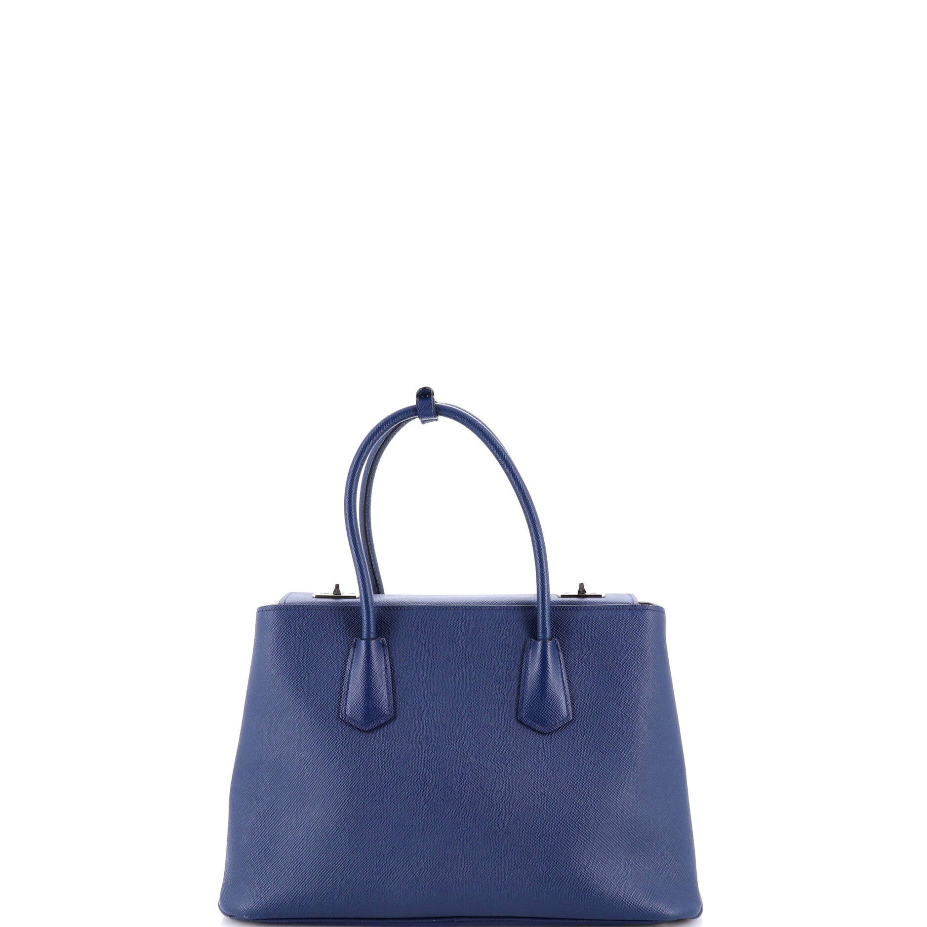 Prada Turnlock Cuir Twin Tote Size ONE SIZE - 3 Thumbnail