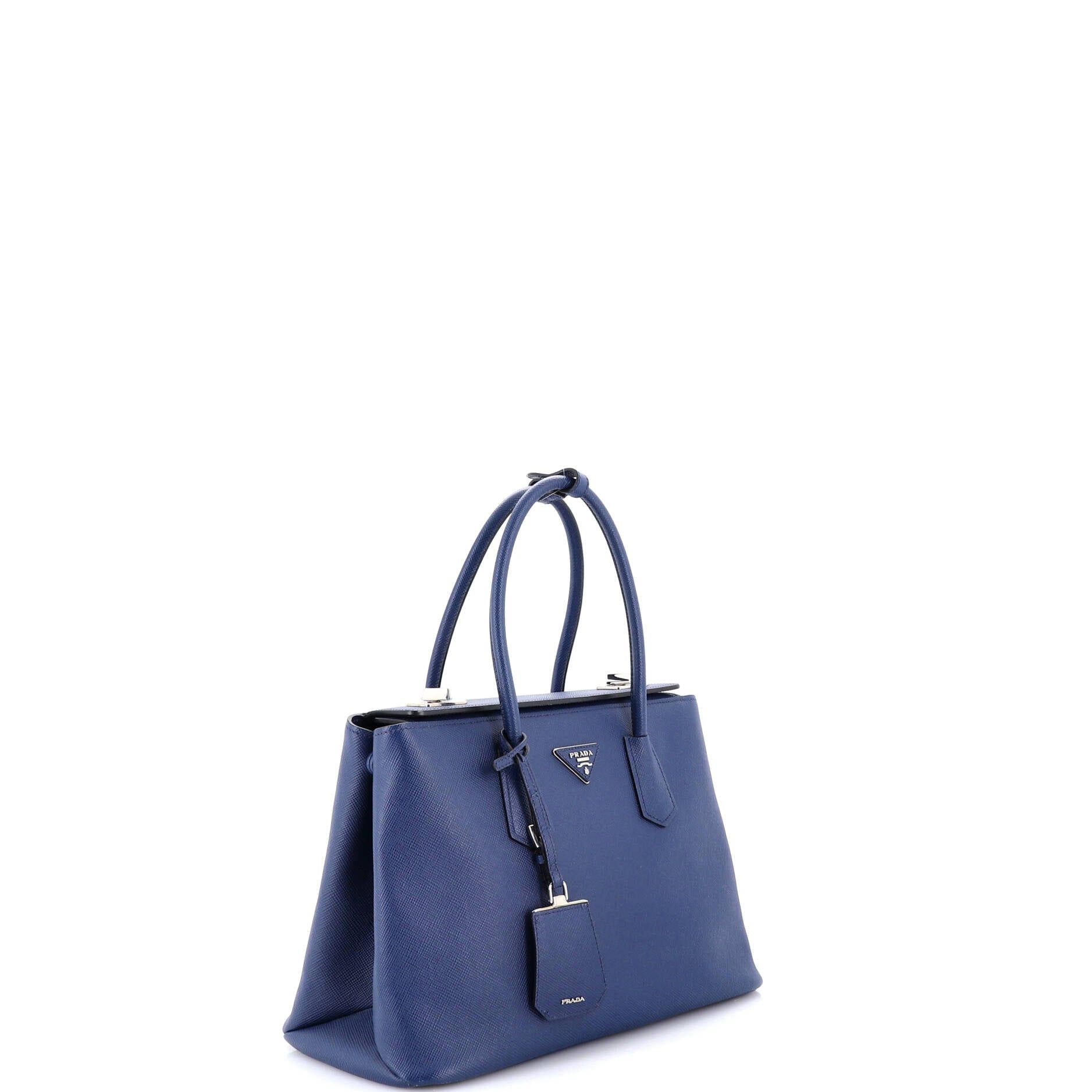Prada Turnlock Cuir Twin Tote Size ONE SIZE - 2 Thumbnail