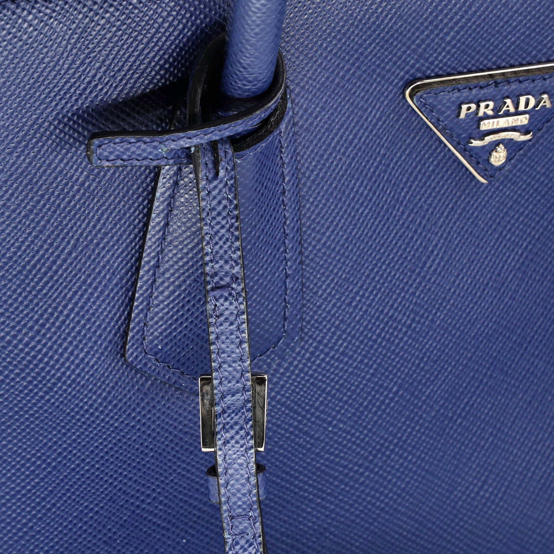Prada Turnlock Cuir Twin Tote Size ONE SIZE - 7 Thumbnail