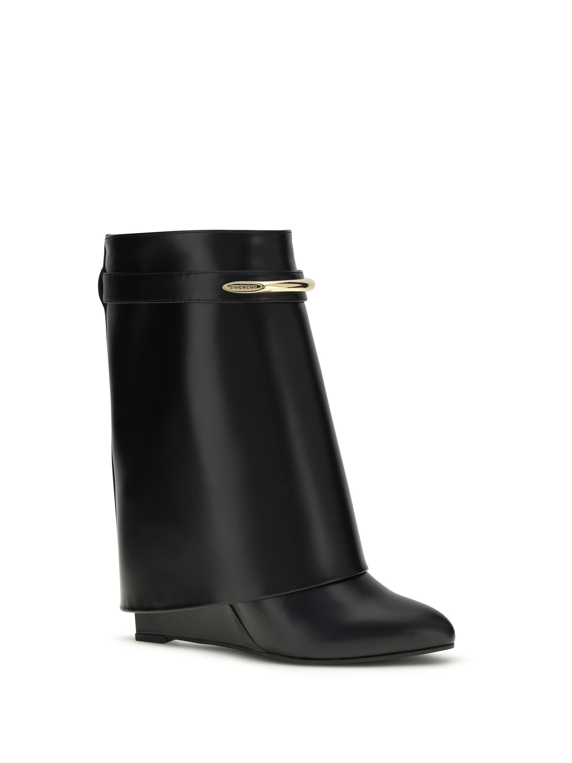 Givenchy Leather Shark Ankle Boots Size US 6 / IT 36 - 2 Thumbnail
