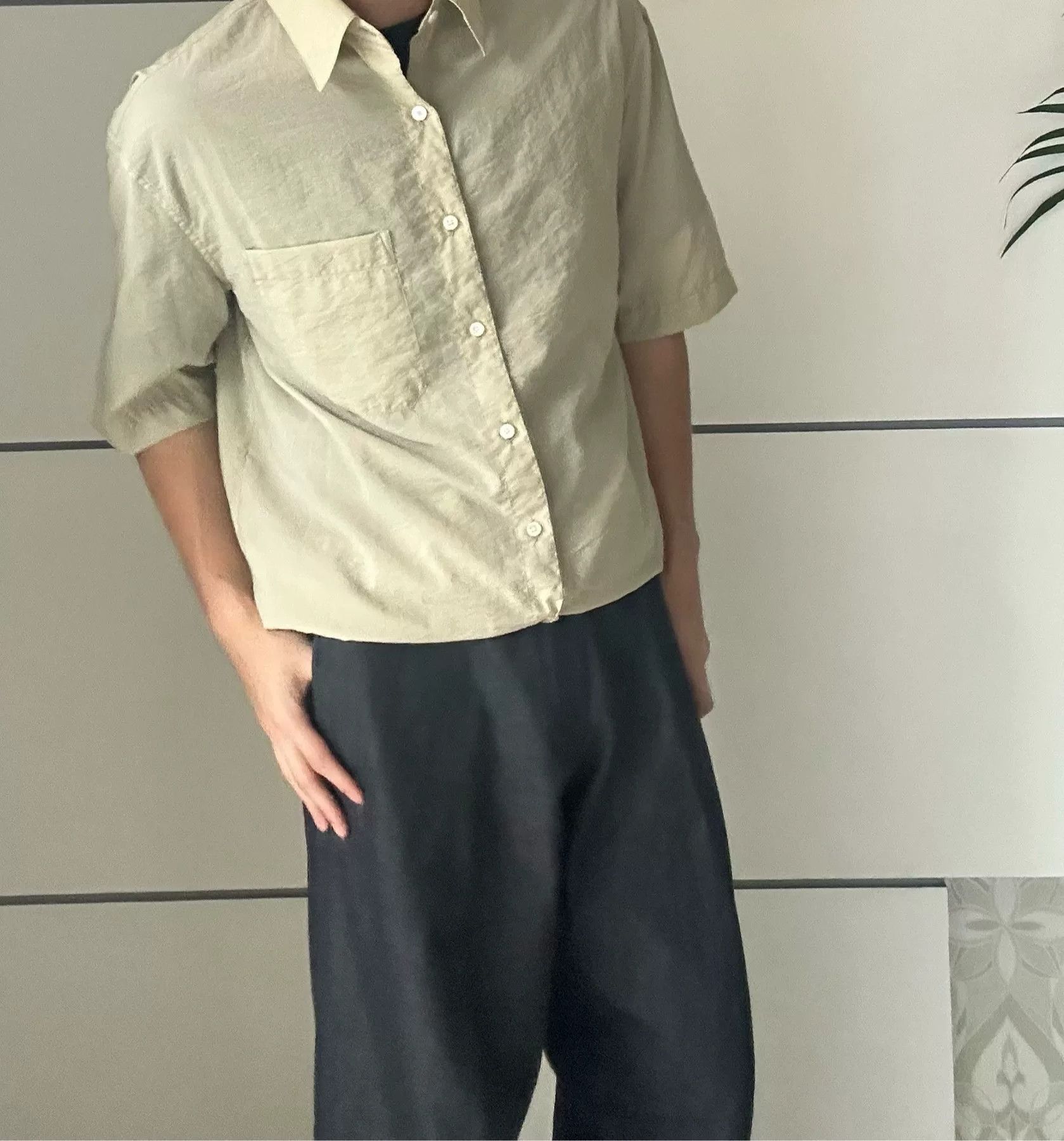 Lemaire LEMAIRE 22SS Short Sleeve Shirt Size US S / EU 44-46 / 1 - 7 Thumbnail