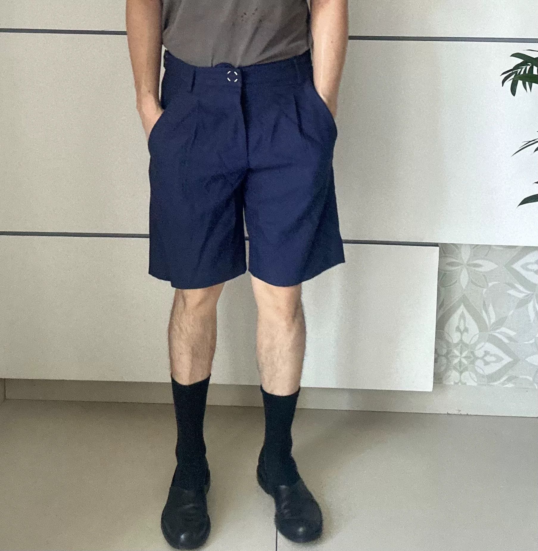 Raf Simons RAF SIMONS Men's Navy Shorts Size US 30 / EU 46 - 6 Thumbnail