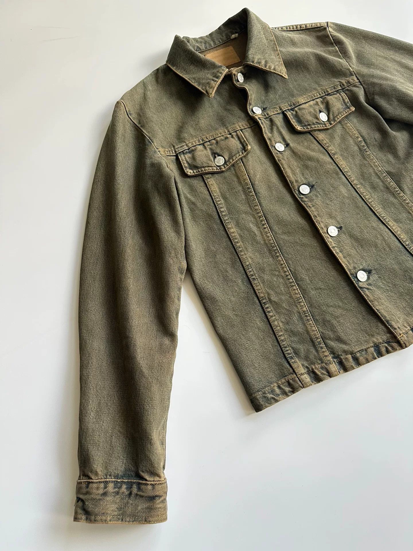 Helmut Lang Helmut Lang Brown Denim Jacket Size US S / EU 44-46 / 1 - 2 Thumbnail