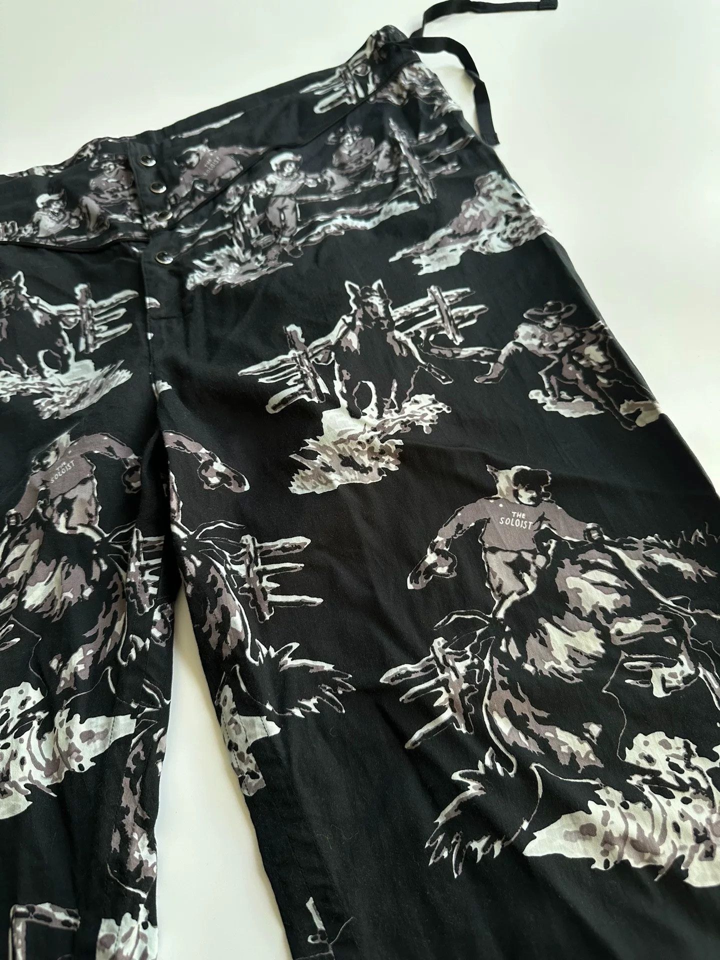 Takahiromiyashita The Soloist. Takahiromiyashita The Soloist Print Pants Size US 28 / EU 44 - 4 Thumbnail