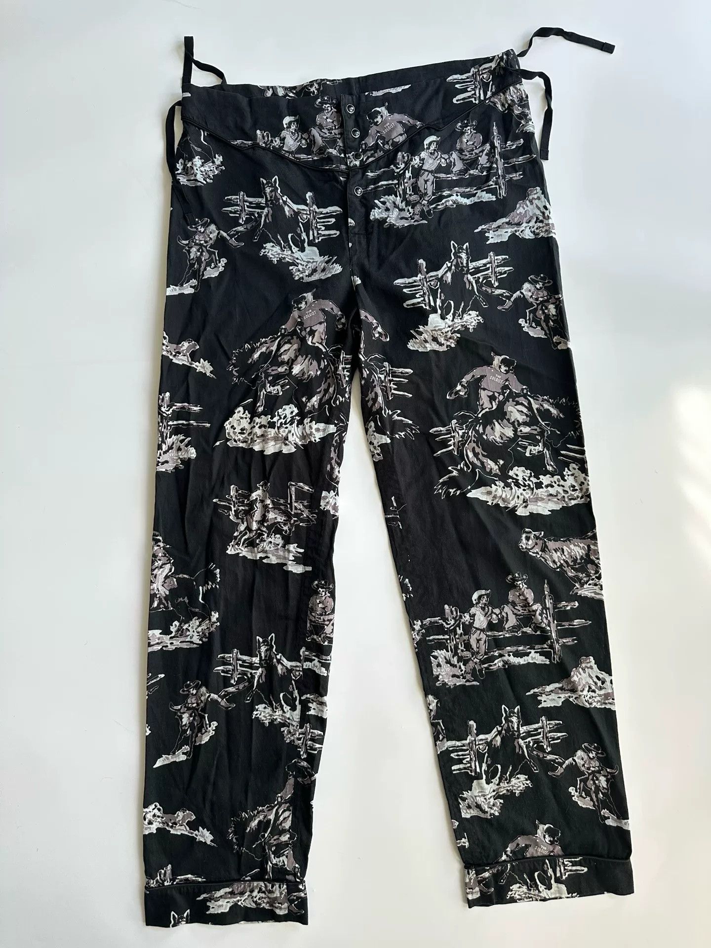 Takahiromiyashita The Soloist. Takahiromiyashita The Soloist Print Pants Size US 28 / EU 44 - 2 Thumbnail