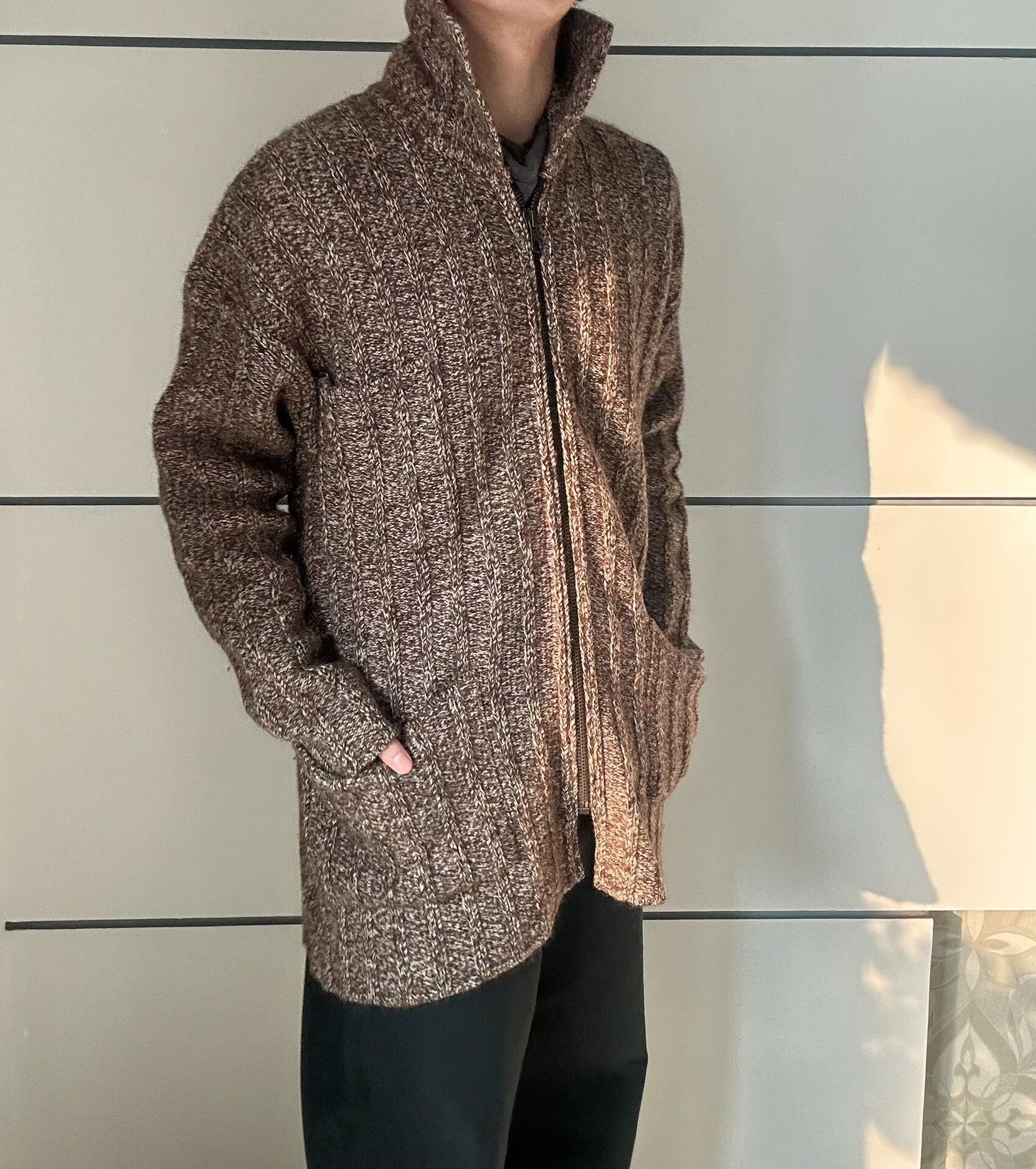 Dries Van Noten Dries Van Noten Thick Zip Sweater Size US M / EU 48-50 / 2 - 8 Thumbnail