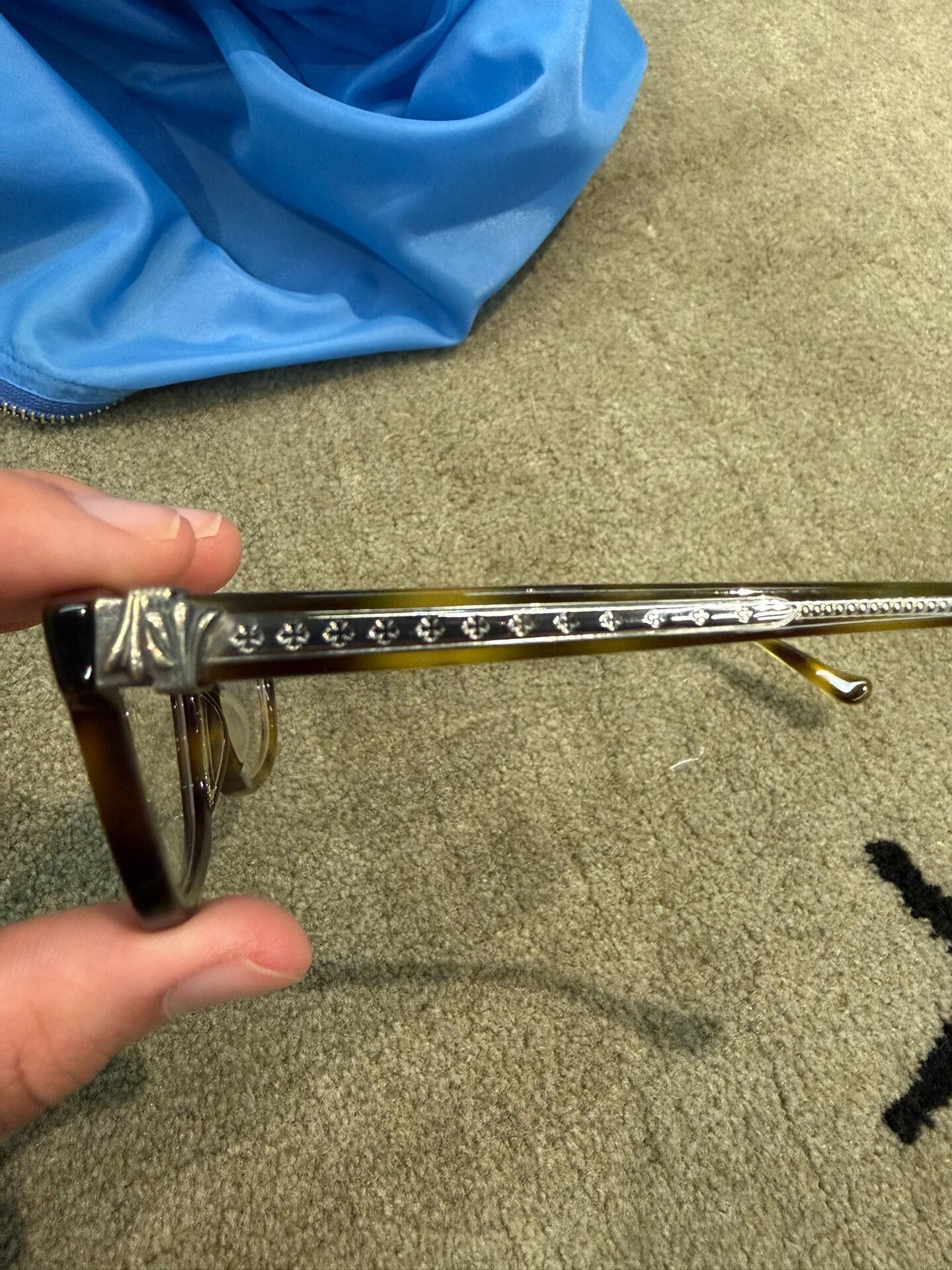 Chrome Hearts Chrome Hearts Tortoiseshell Sunglasses Size ONE SIZE - 3 Thumbnail