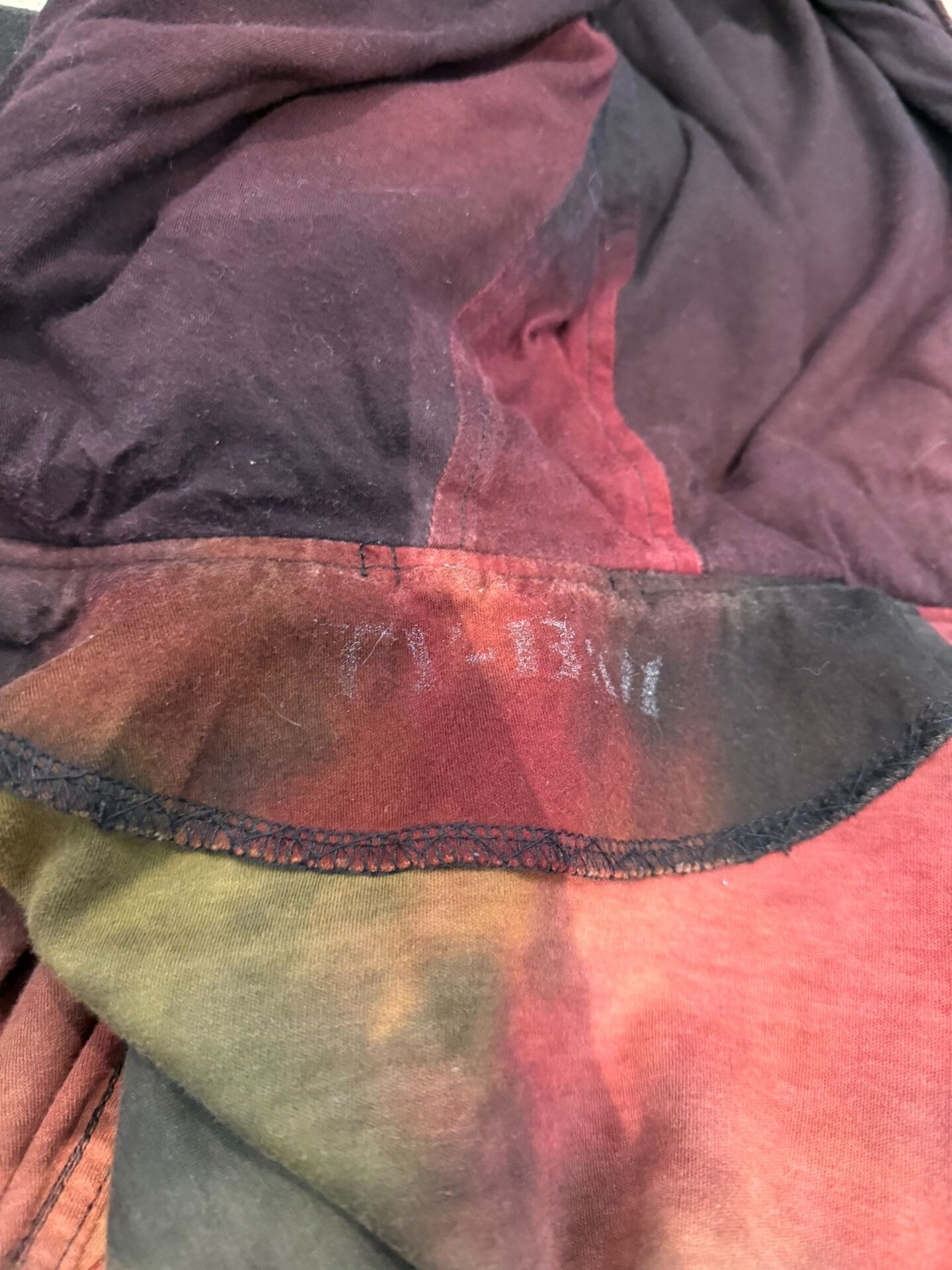 14th Addiction Tie-Dye Patchwork Hoodie Jacket Size US S / EU 44-46 / 1 - 7 Thumbnail