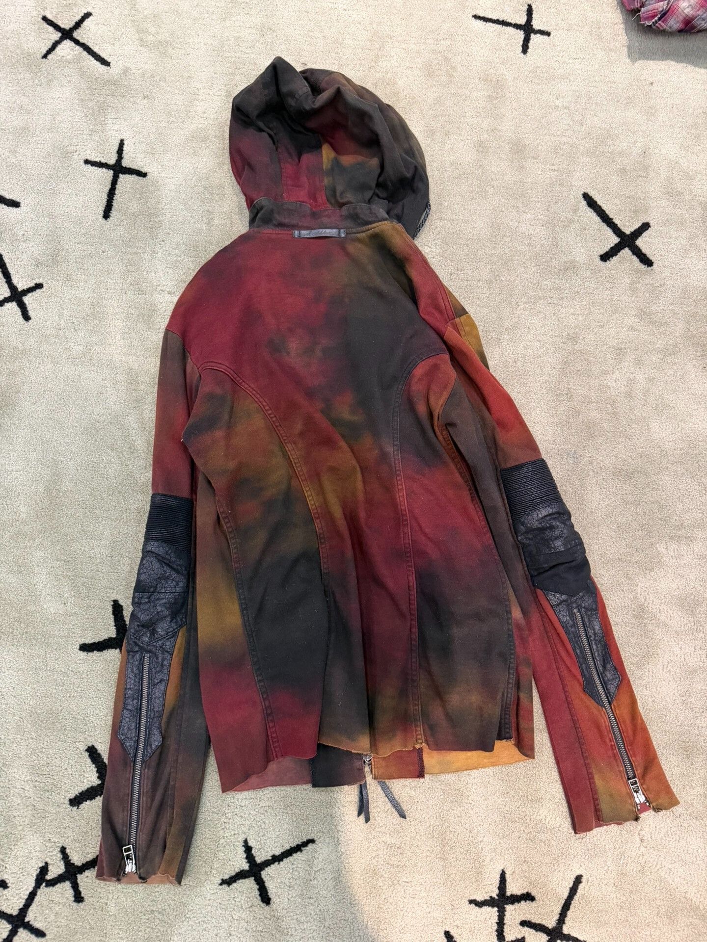 14th Addiction Tie-Dye Patchwork Hoodie Jacket Size US S / EU 44-46 / 1 - 4 Thumbnail